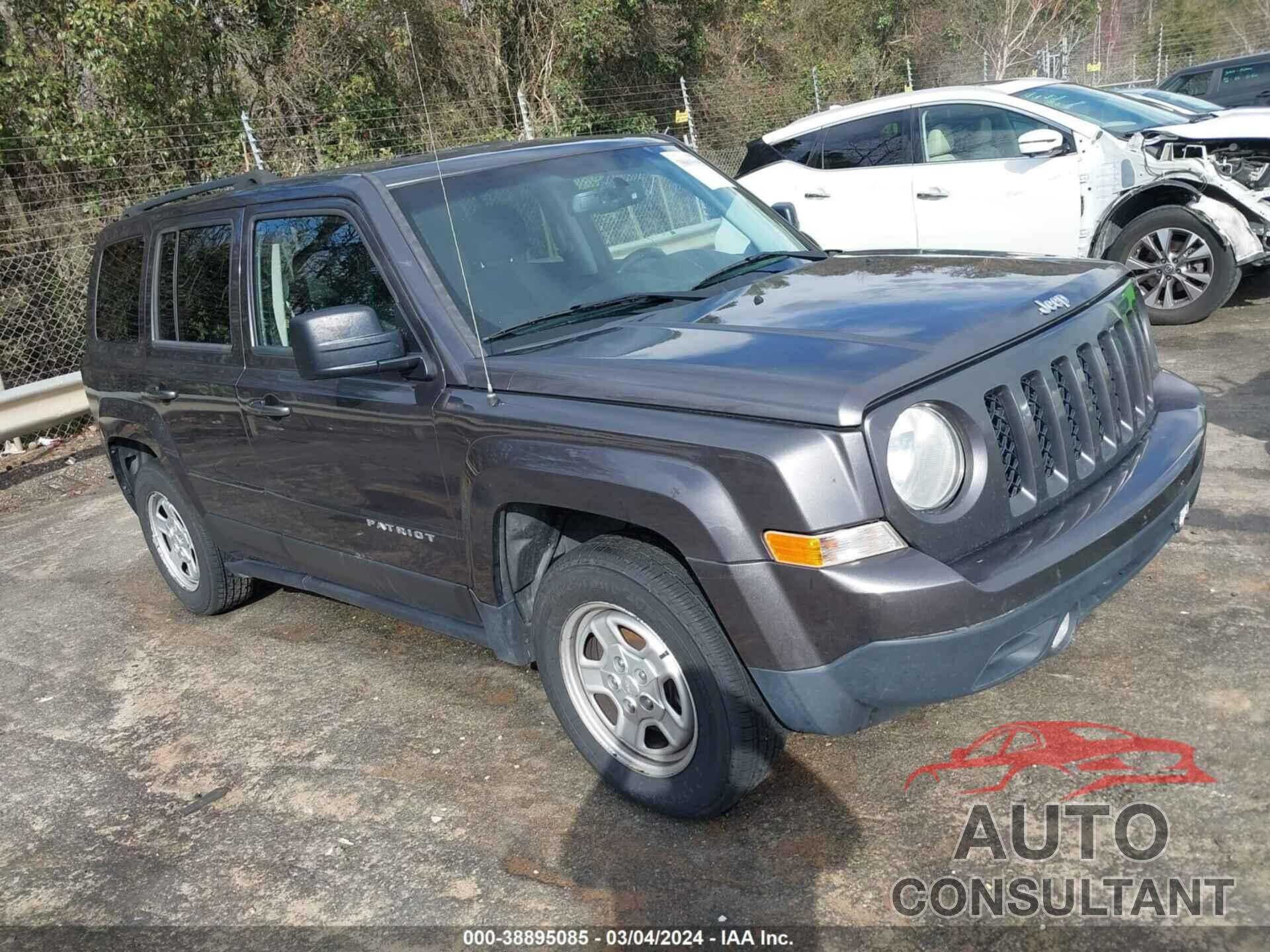 JEEP PATRIOT 2016 - 1C4NJPBA3GD648467