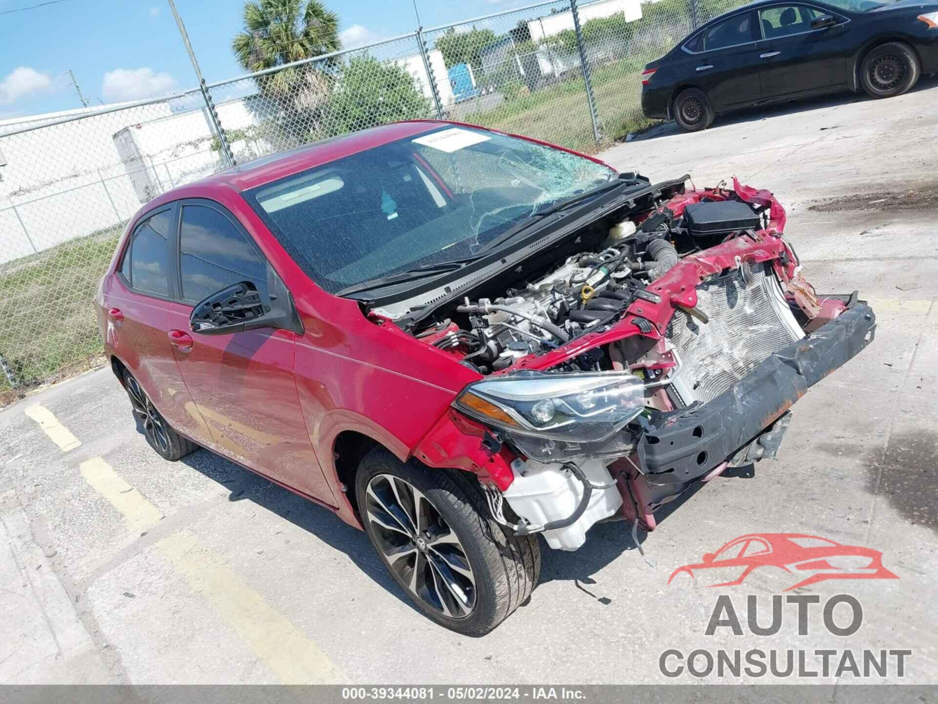 TOYOTA COROLLA 2019 - 5YFBURHE9KP903435
