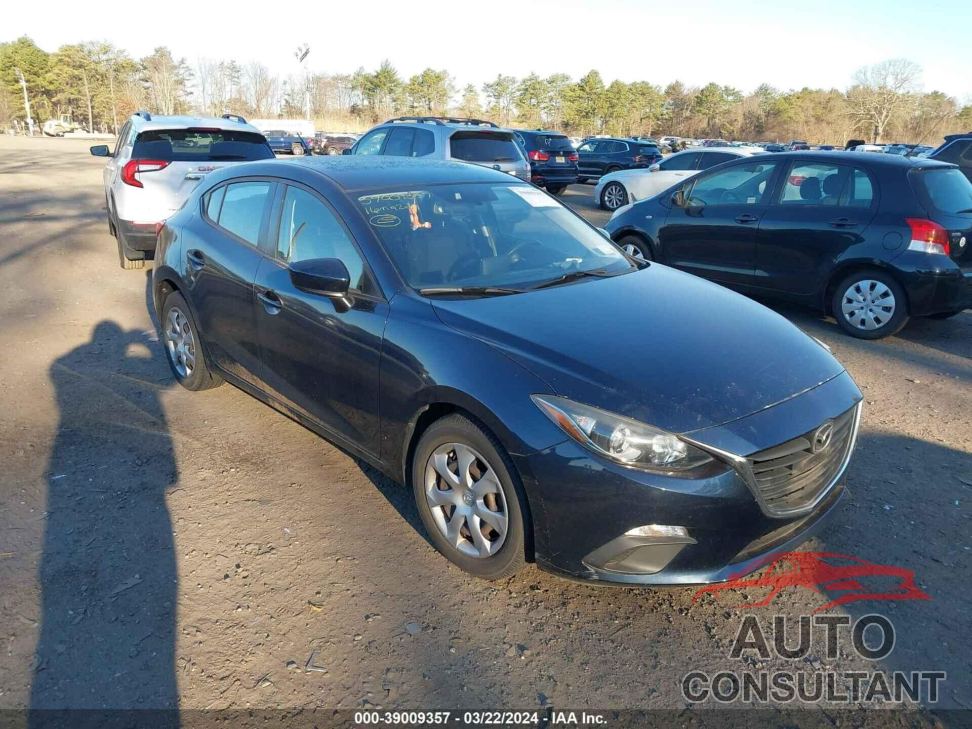 MAZDA MAZDA3 2016 - JM1BM1J75G1305254