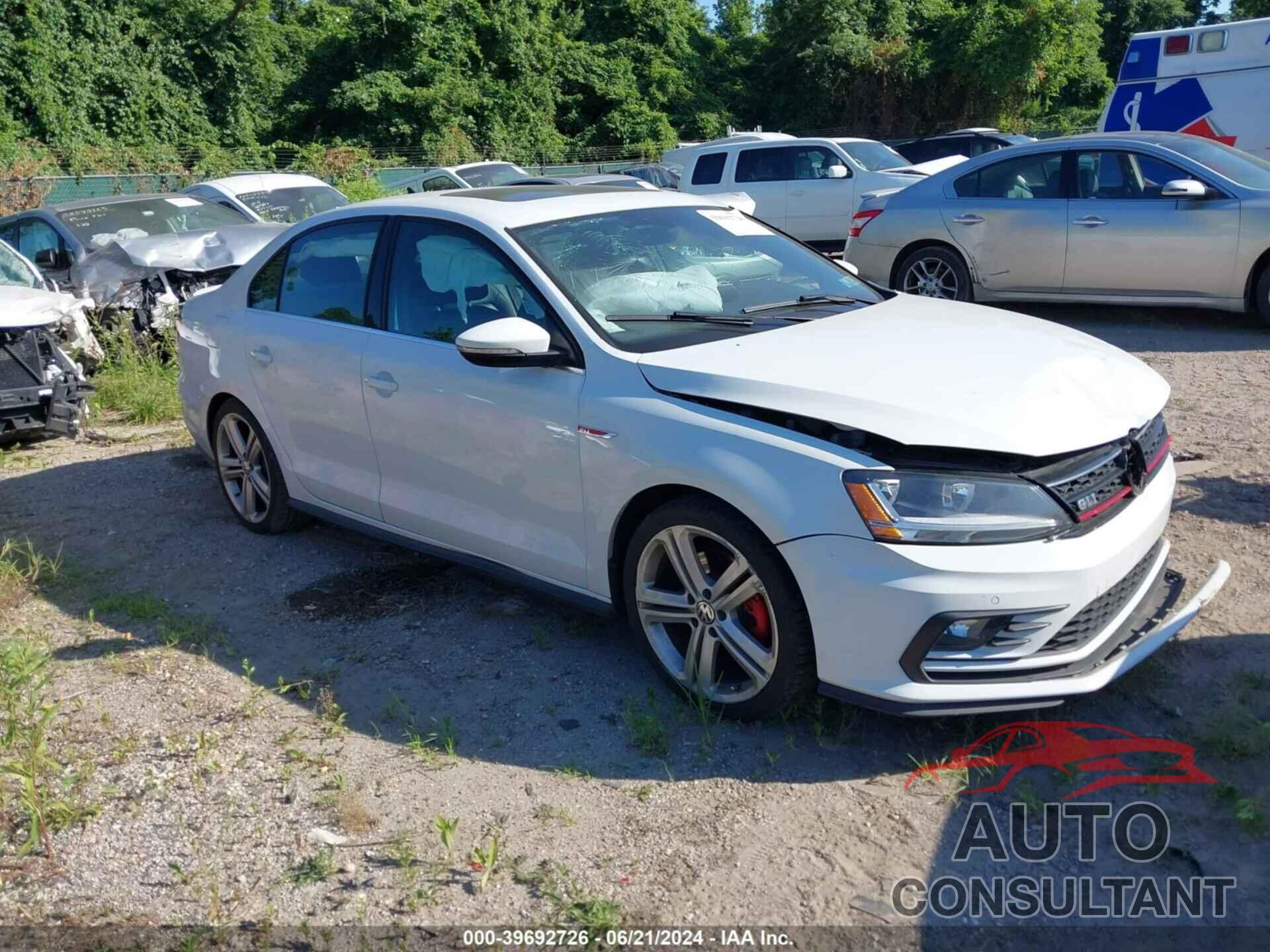 VOLKSWAGEN JETTA 2017 - 3VW5T7AJ5HM271400