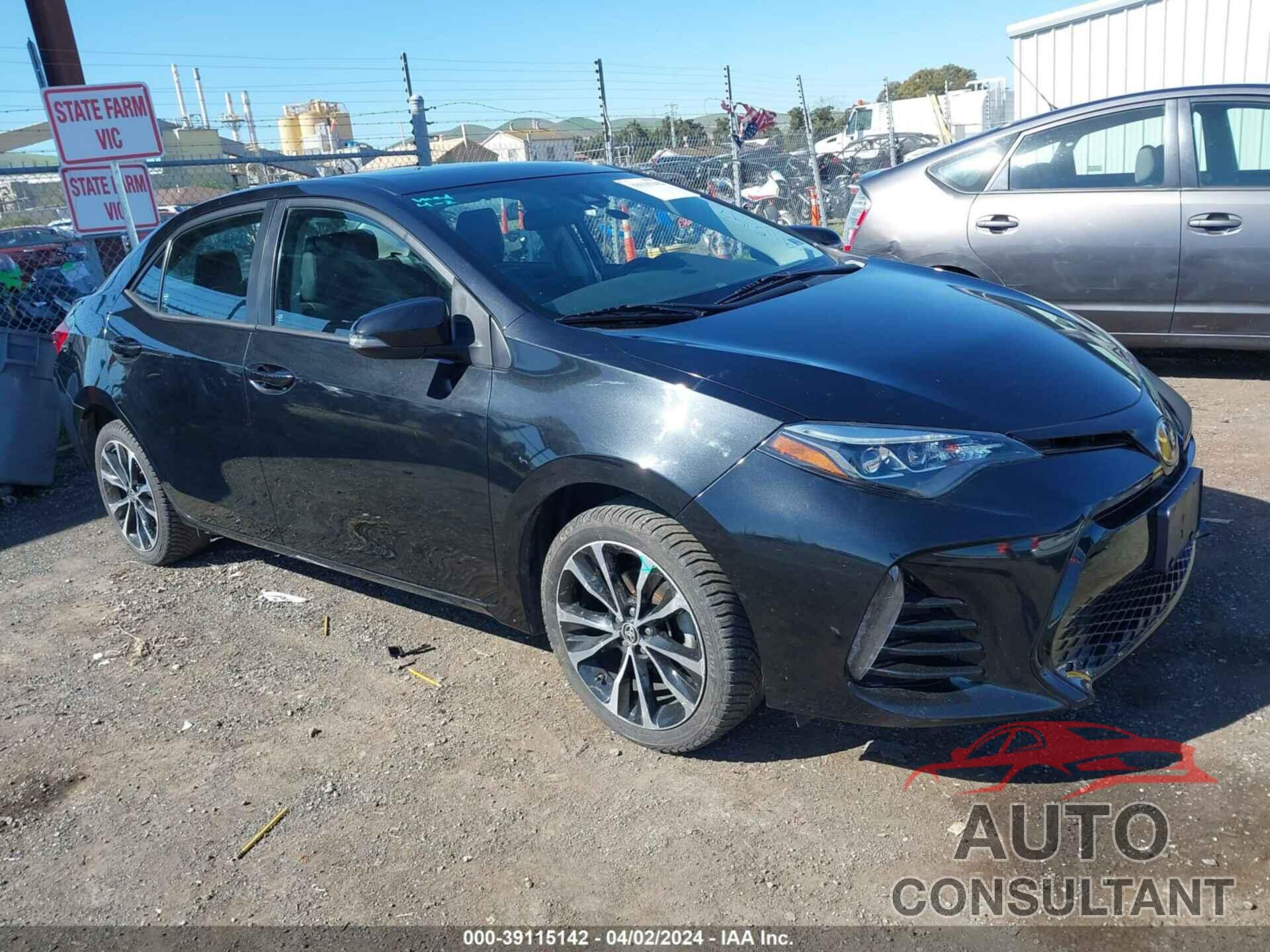 TOYOTA COROLLA 2017 - 2T1BURHE2HC751006