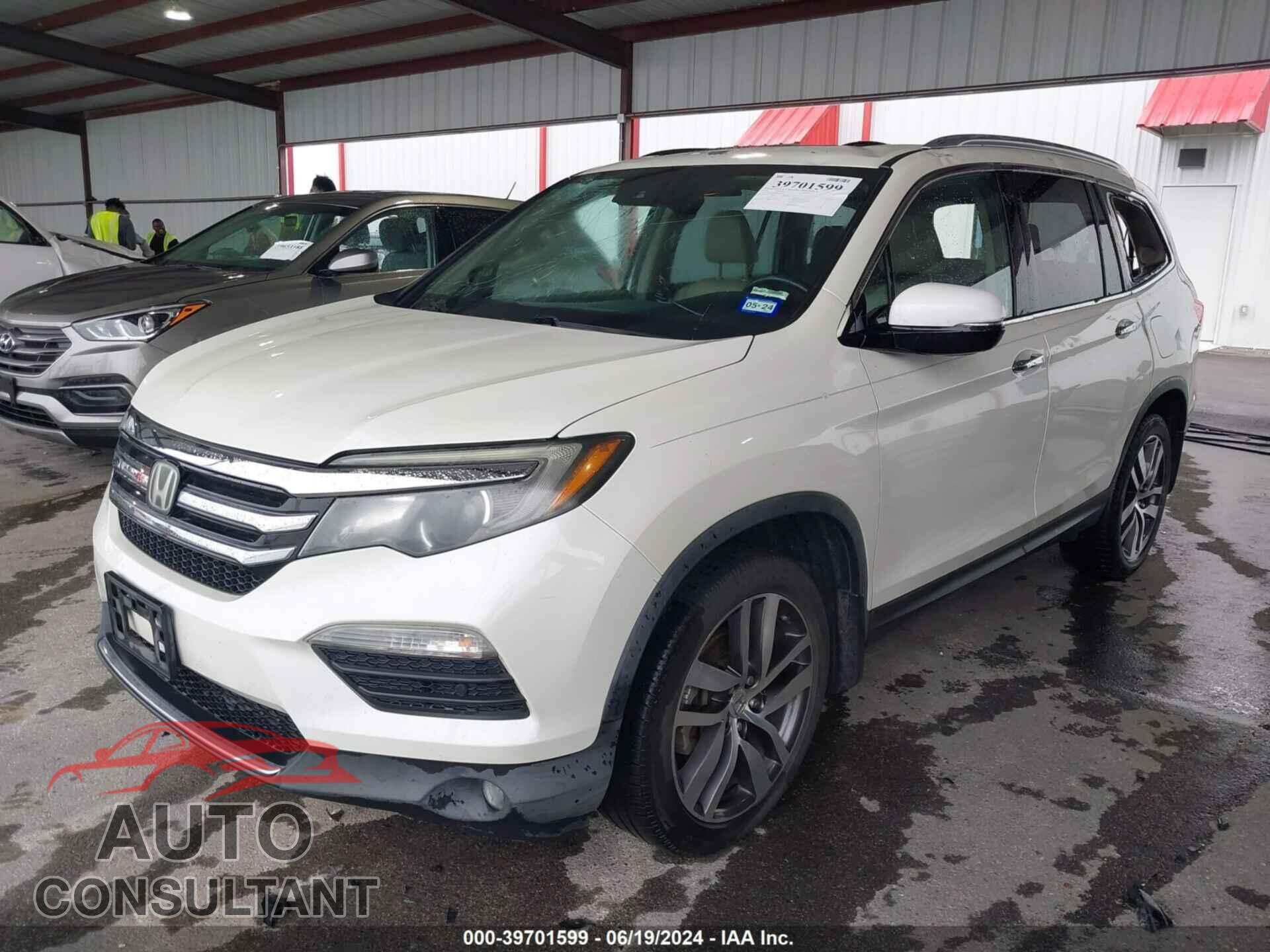 HONDA PILOT 2016 - 5FNYF5H99GB016114