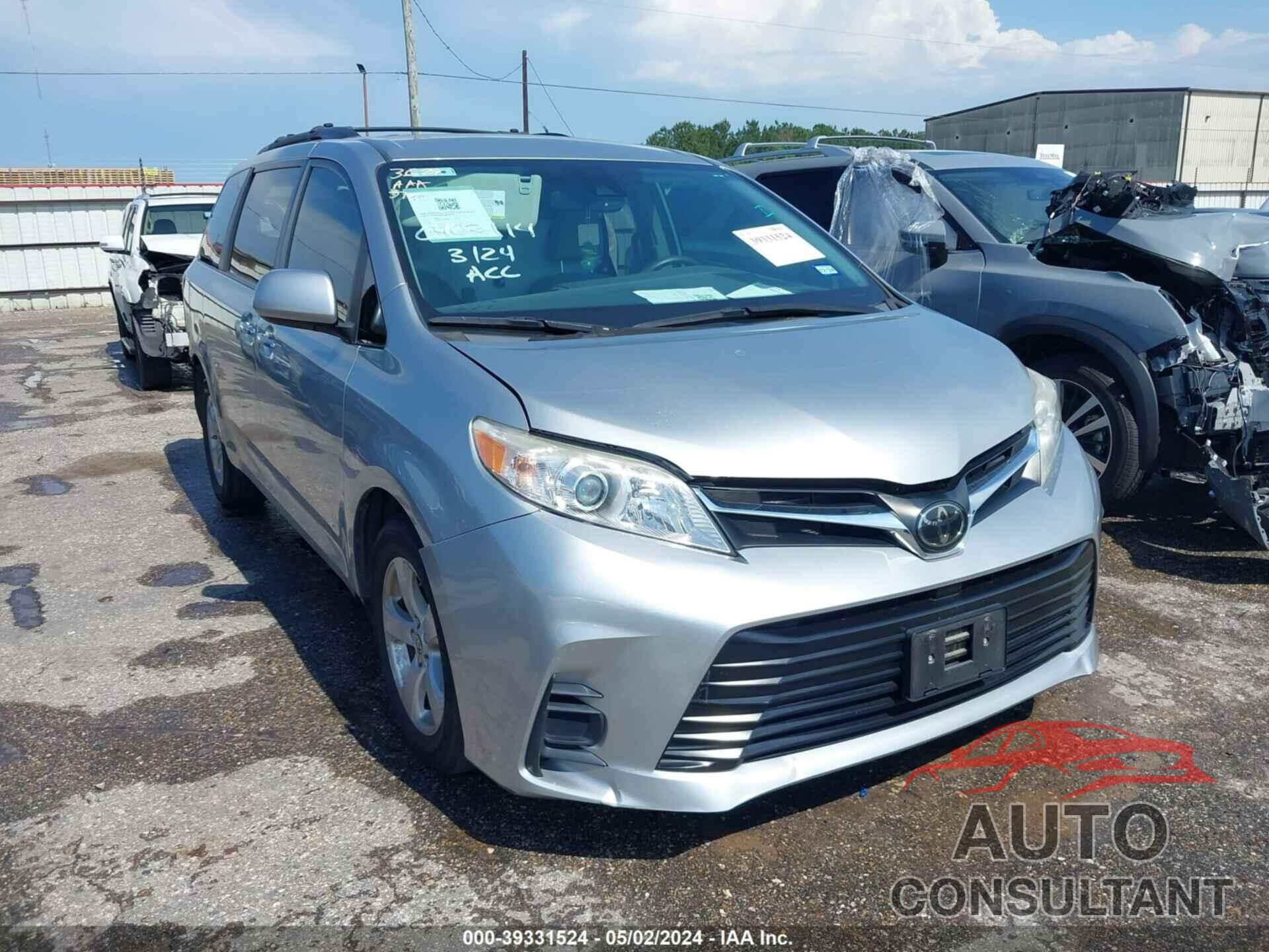 TOYOTA SIENNA 2020 - 5TDKZ3DC7LS080189