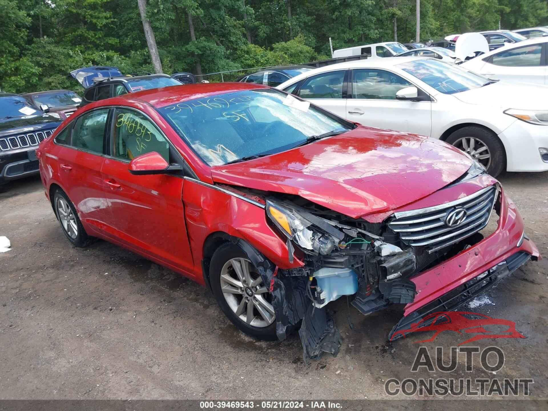 HYUNDAI SONATA 2017 - 5NPE24AF5HH511549