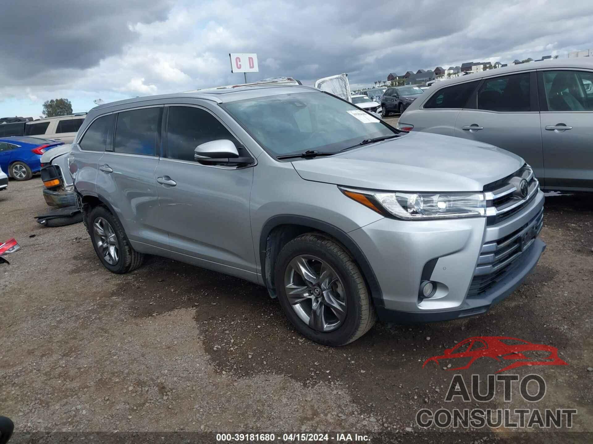 TOYOTA HIGHLANDER 2017 - 5TDDZRFH6HS458627