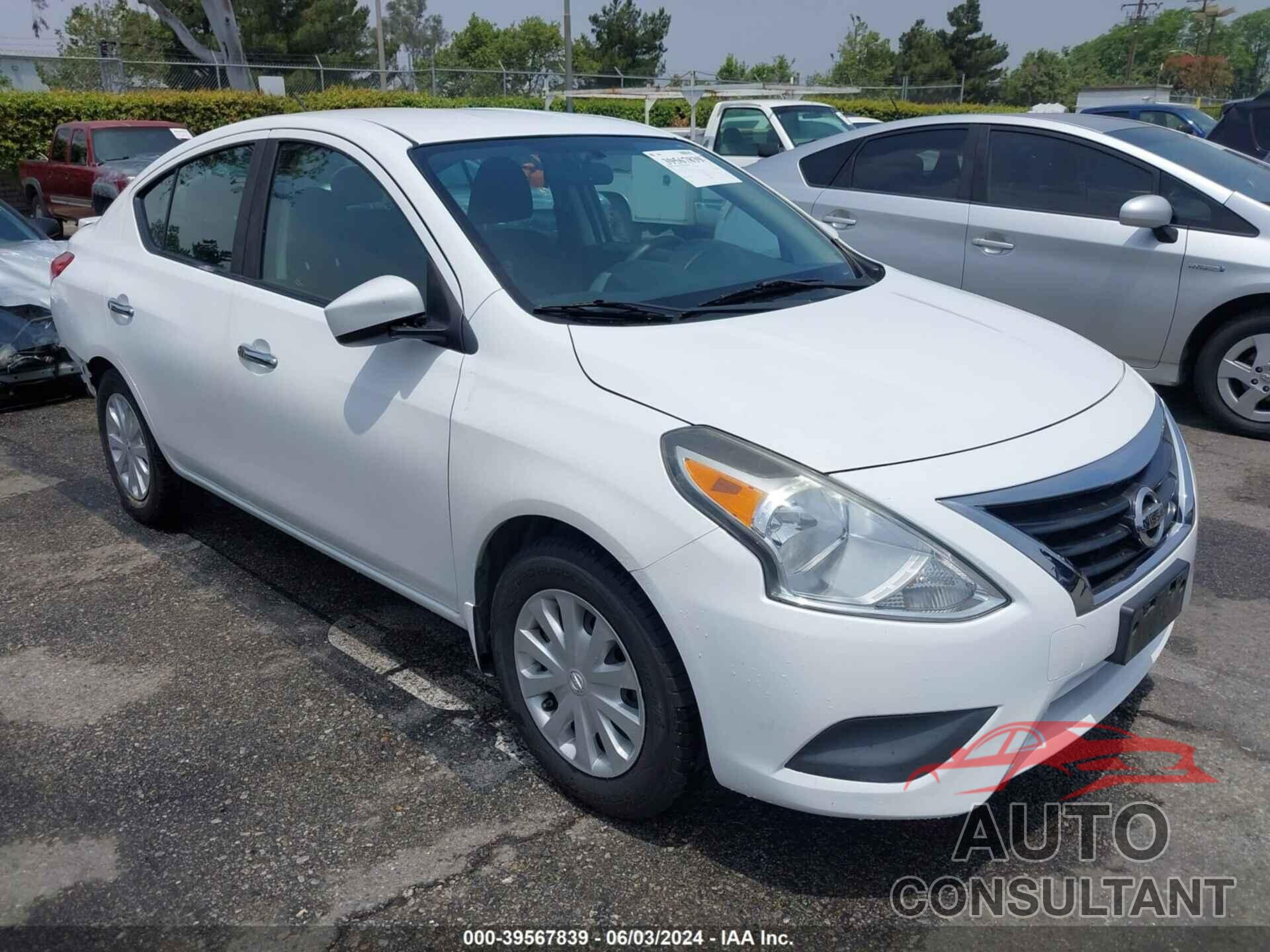 NISSAN VERSA 2016 - 3N1CN7AP5GL873777