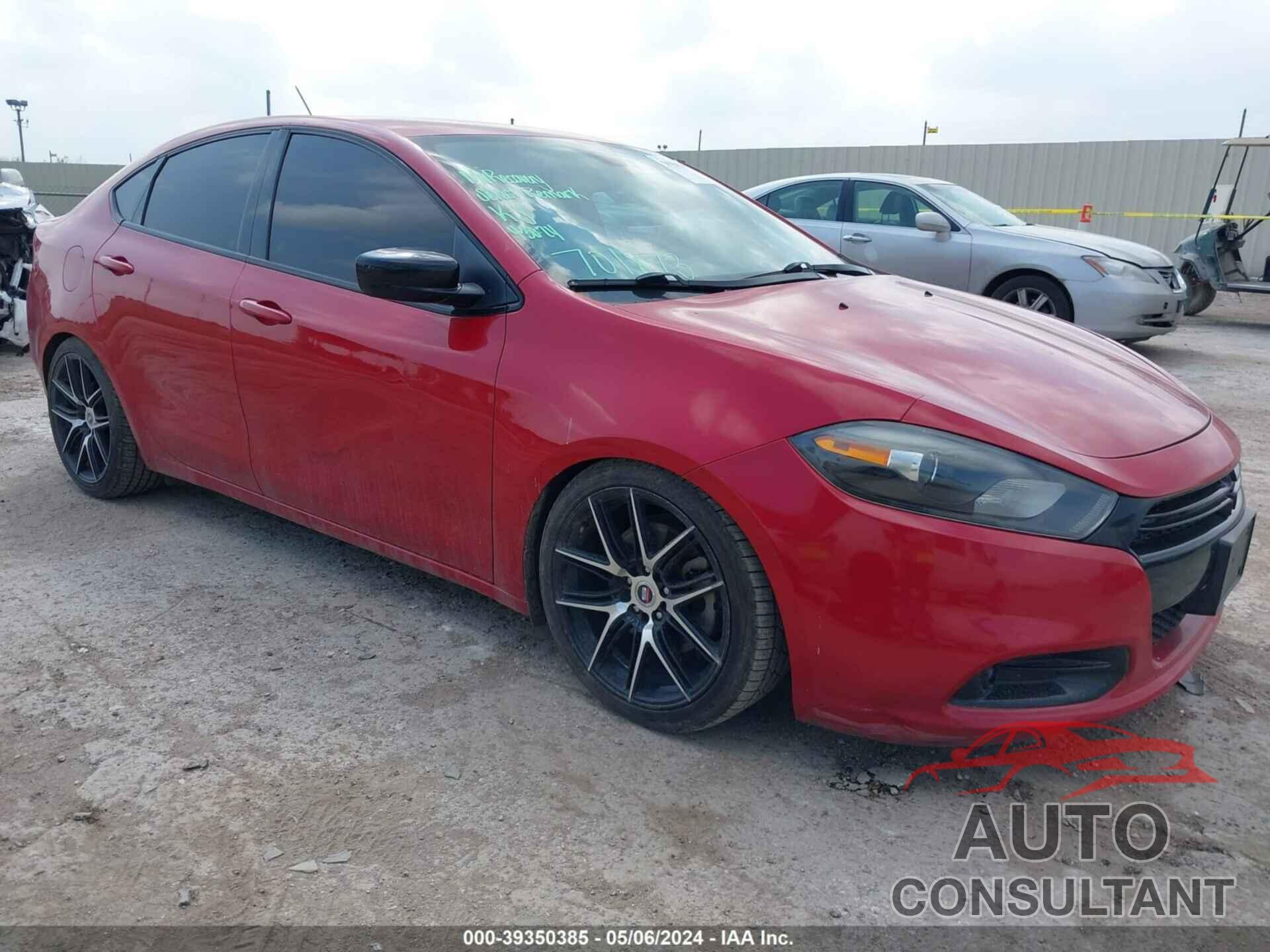 DODGE DART 2016 - 1C3CDFBB9GD701873