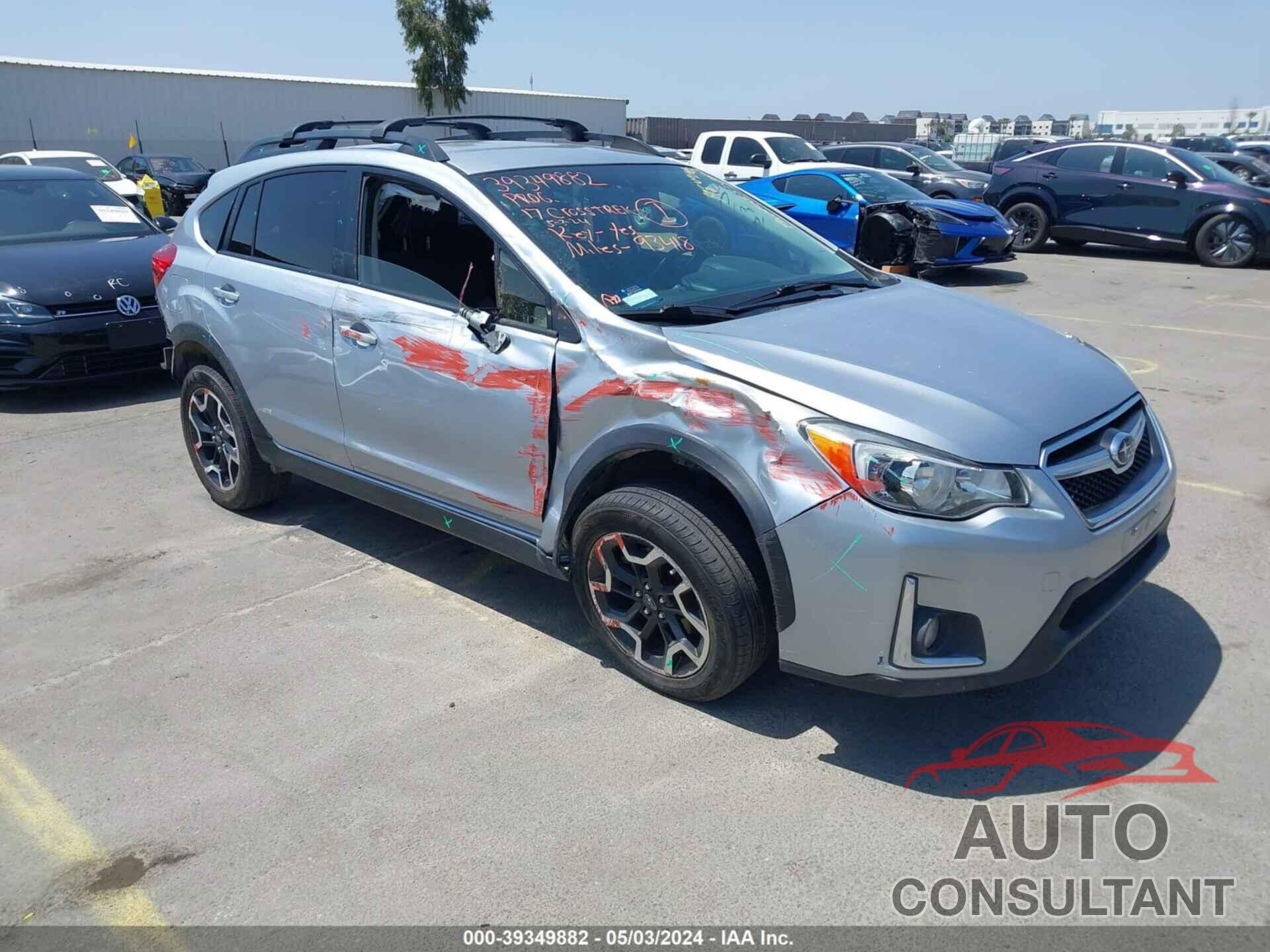 SUBARU CROSSTREK 2017 - JF2GPABC6HG268112