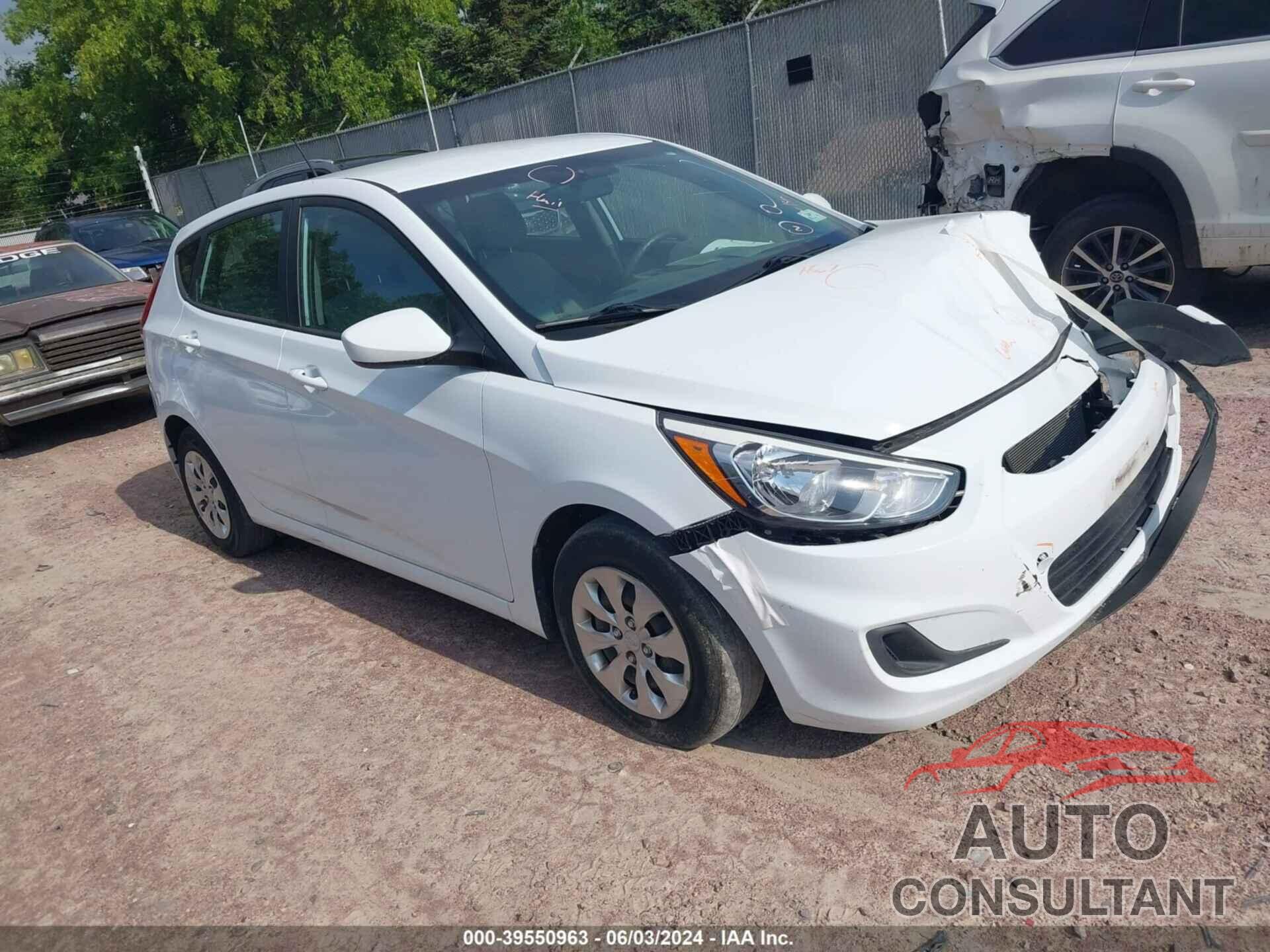 HYUNDAI ACCENT 2017 - KMHCT5AE4HU343857