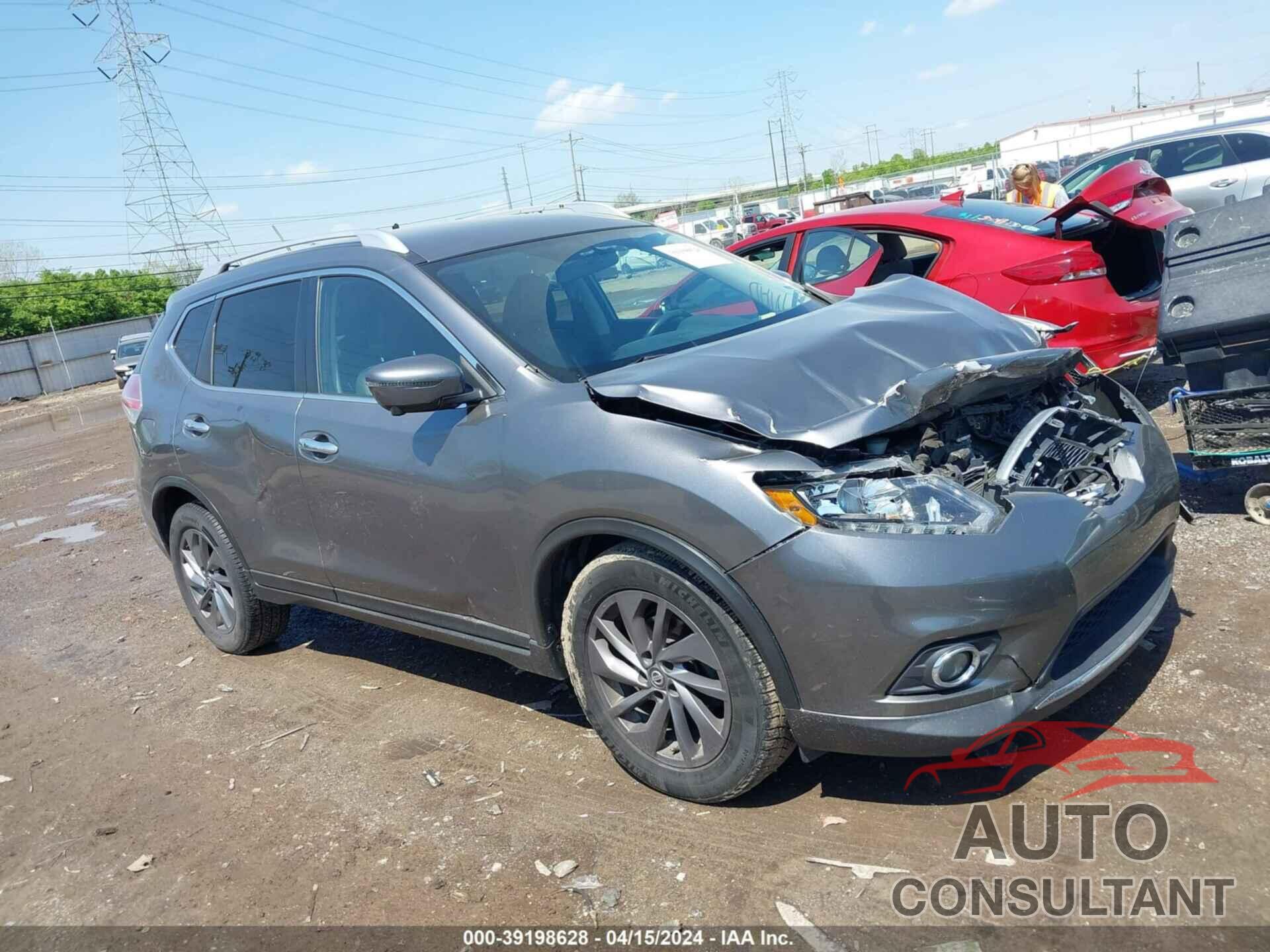 NISSAN ROGUE 2016 - KNMAT2MV0GP695398