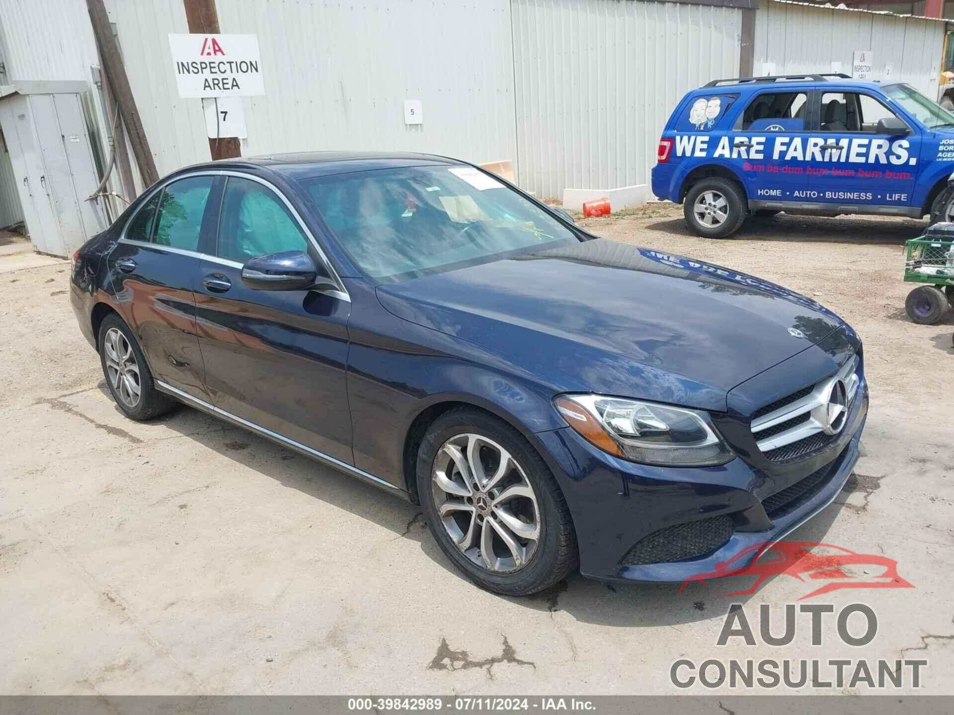 MERCEDES-BENZ C 300 2018 - 55SWF4JB3JU253590