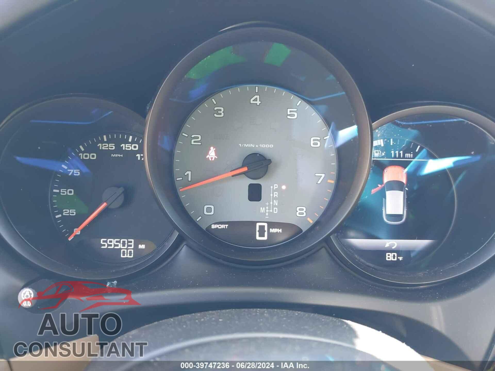 PORSCHE MACAN 2018 - WP1AB2A54JLB35775