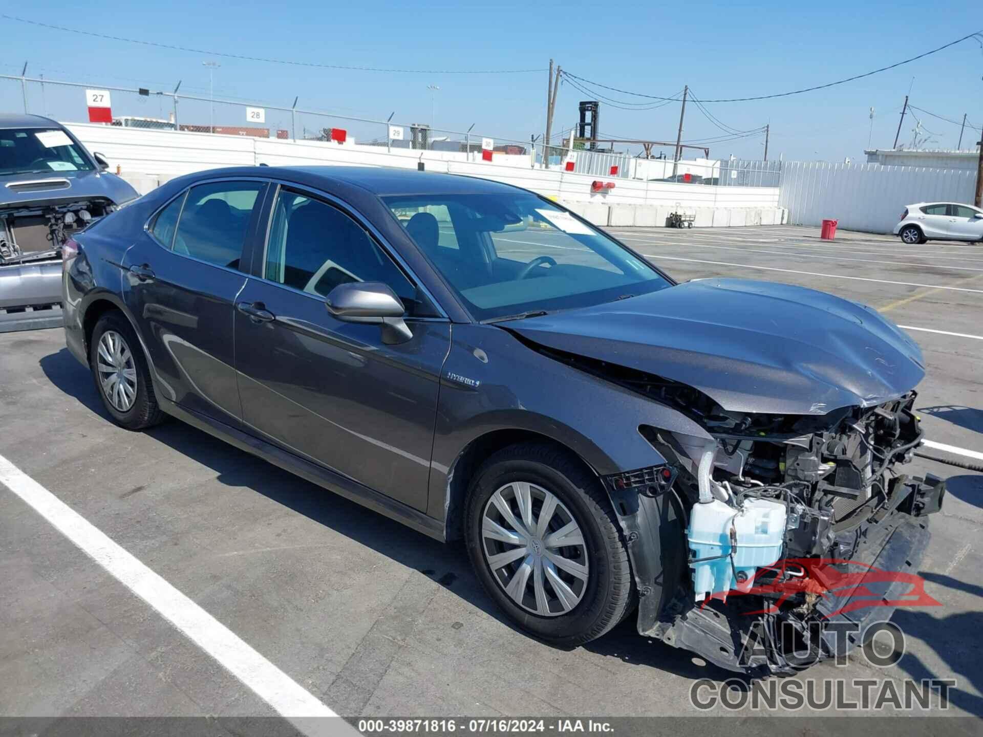 TOYOTA CAMRY HYBRID 2019 - 4T1B31HK5KU006962