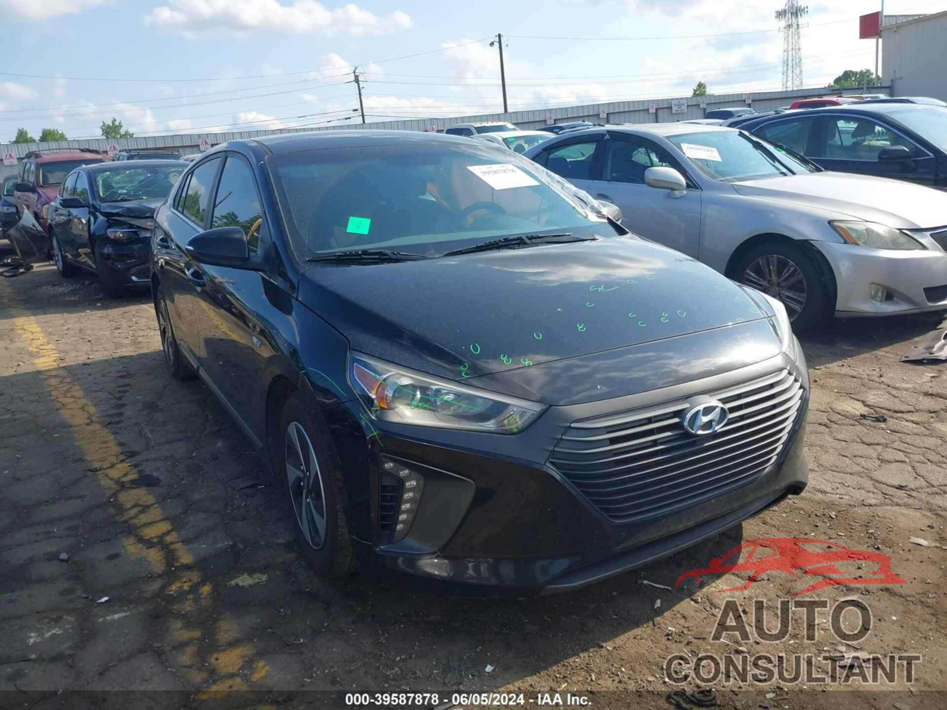 HYUNDAI IONIQ HYBRID 2018 - KMHC75LC2JU061609
