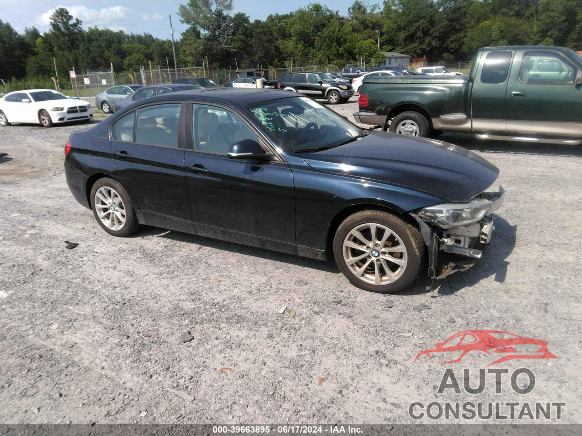 BMW 320I 2017 - WBA8E5G5XHNU22405