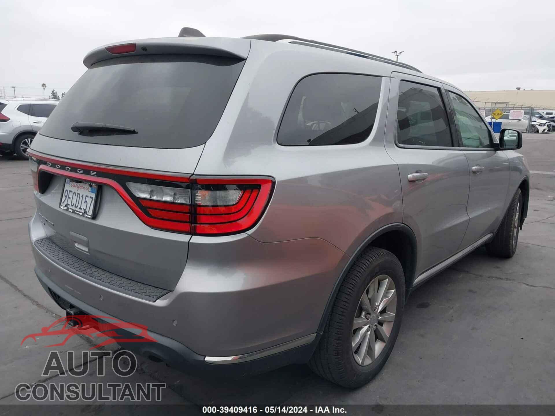 DODGE DURANGO 2017 - 1C4RDJAG4HC881082