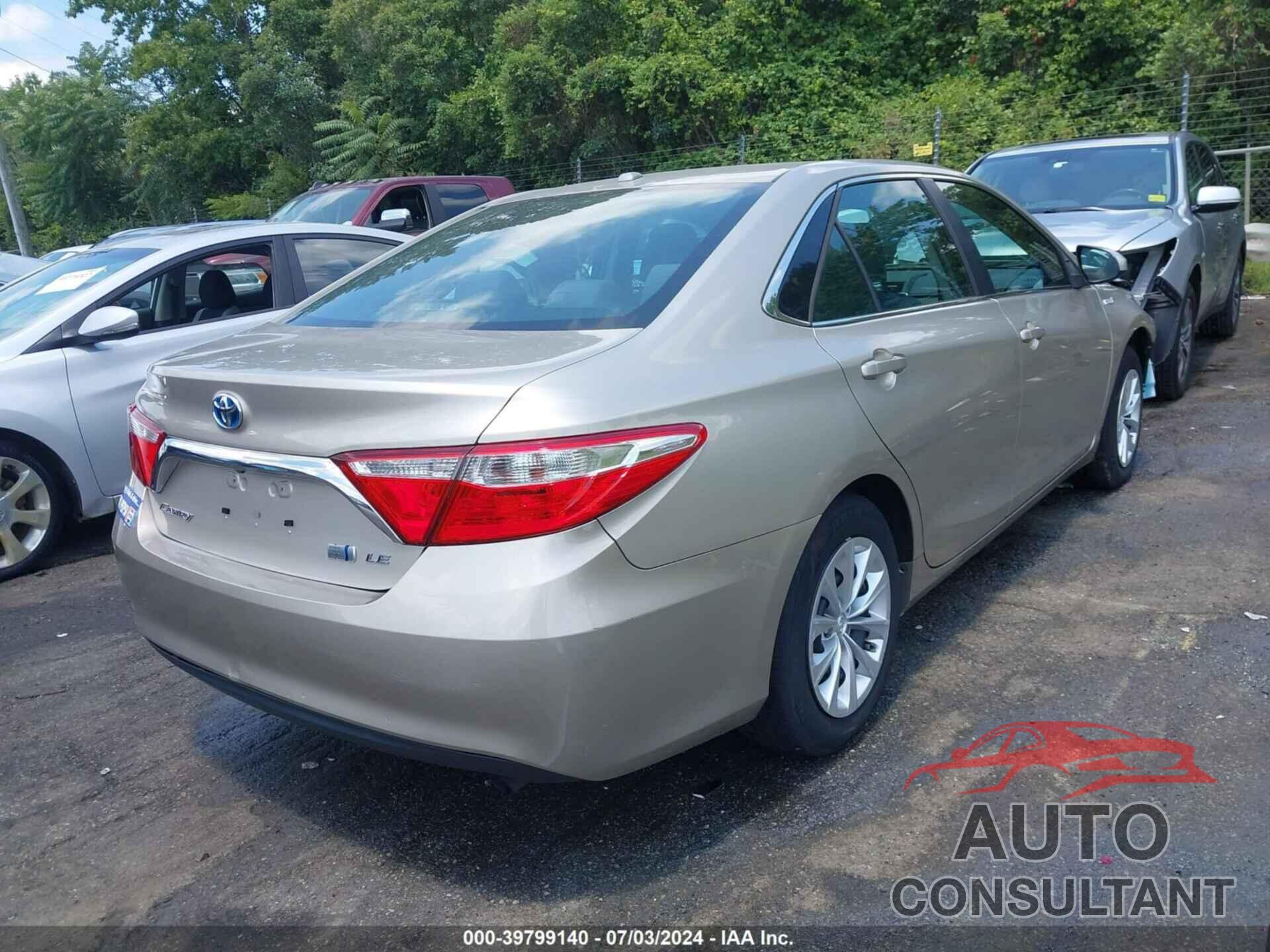TOYOTA CAMRY HYBRID 2016 - 4T1BD1FK2GU199305