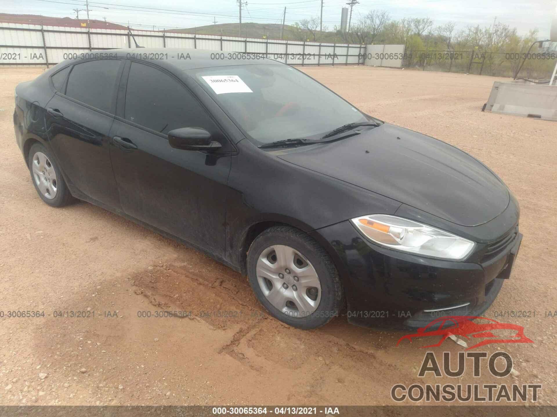 DODGE DART 2016 - 1C3CDFAA9GD503741