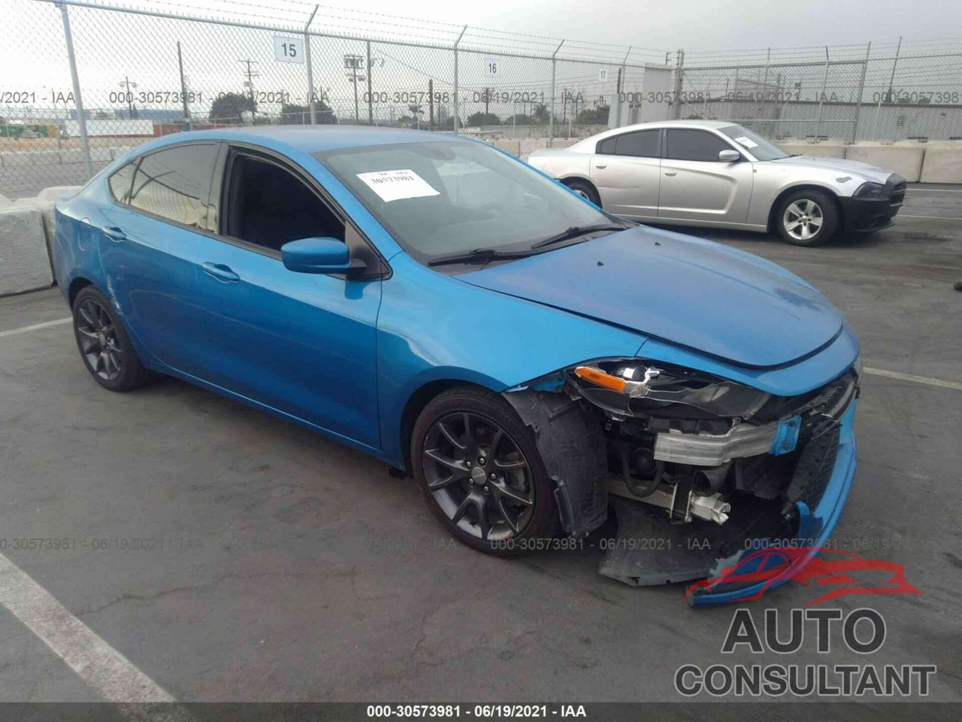 DODGE DART 2016 - 1C3CDFAA0GD533470