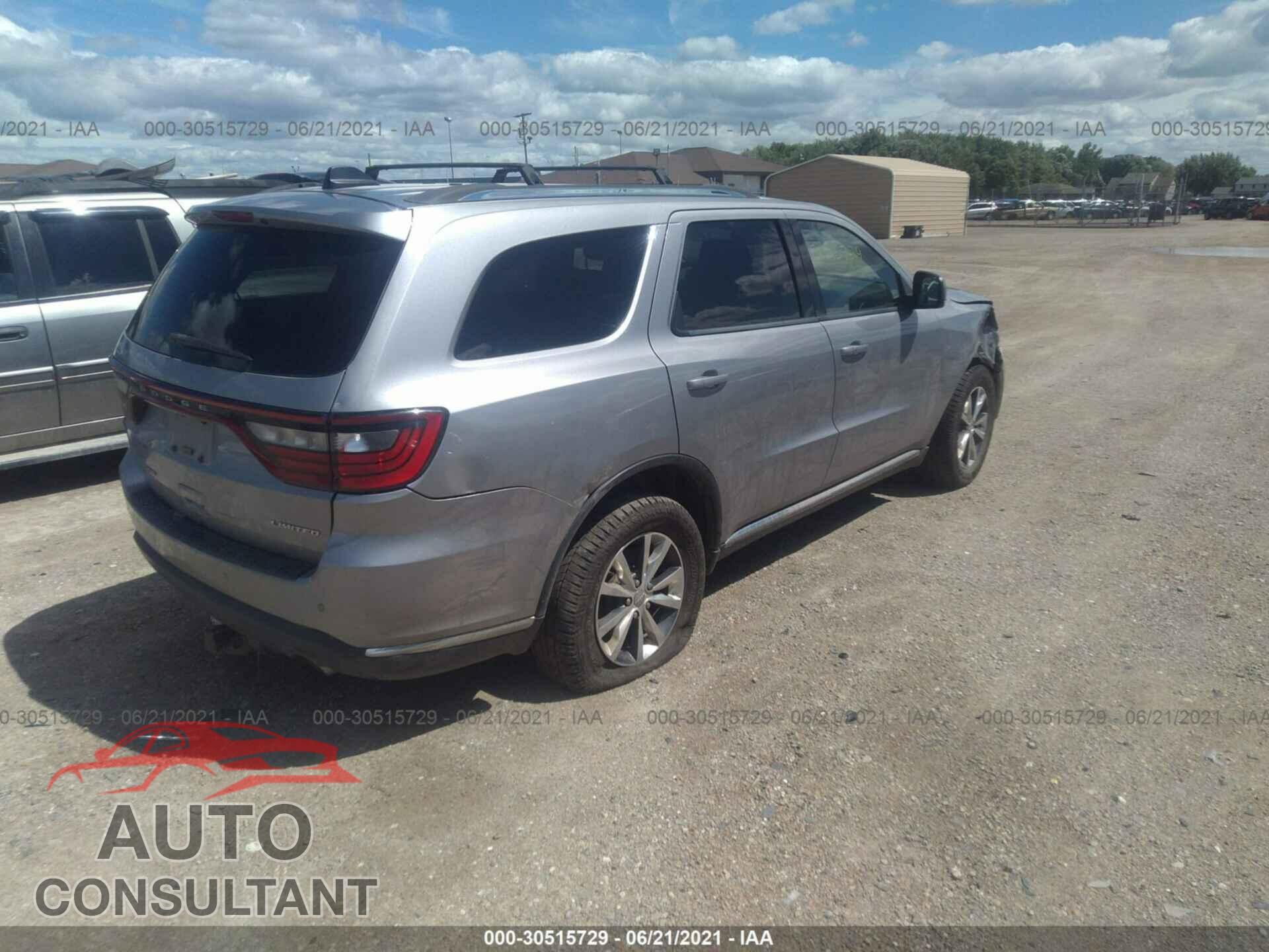 DODGE DURANGO 2016 - 1C4RDJDG3GC322956