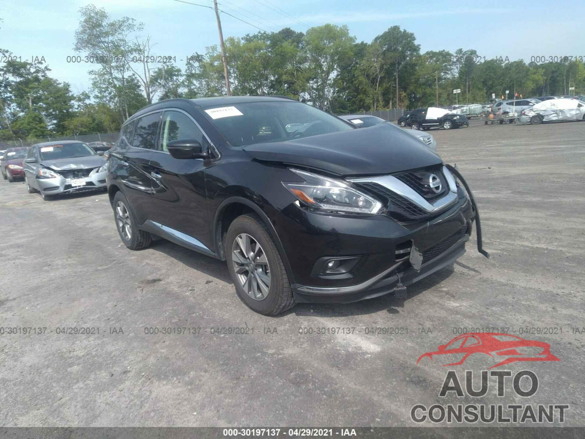 NISSAN MURANO 2018 - 5N1AZ2MG2JN152648