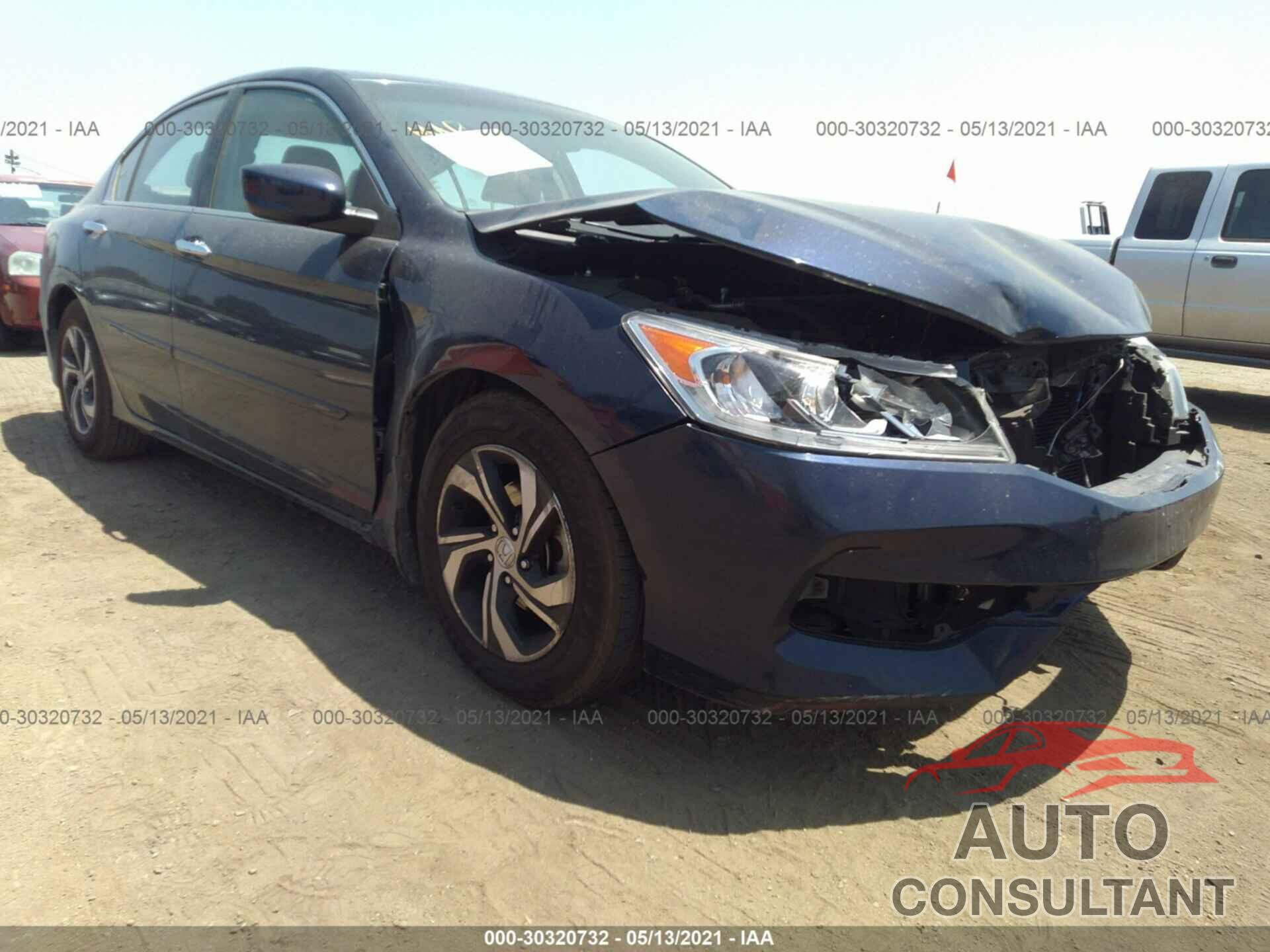 HONDA ACCORD SEDAN 2016 - 1HGCR2F30GA066974