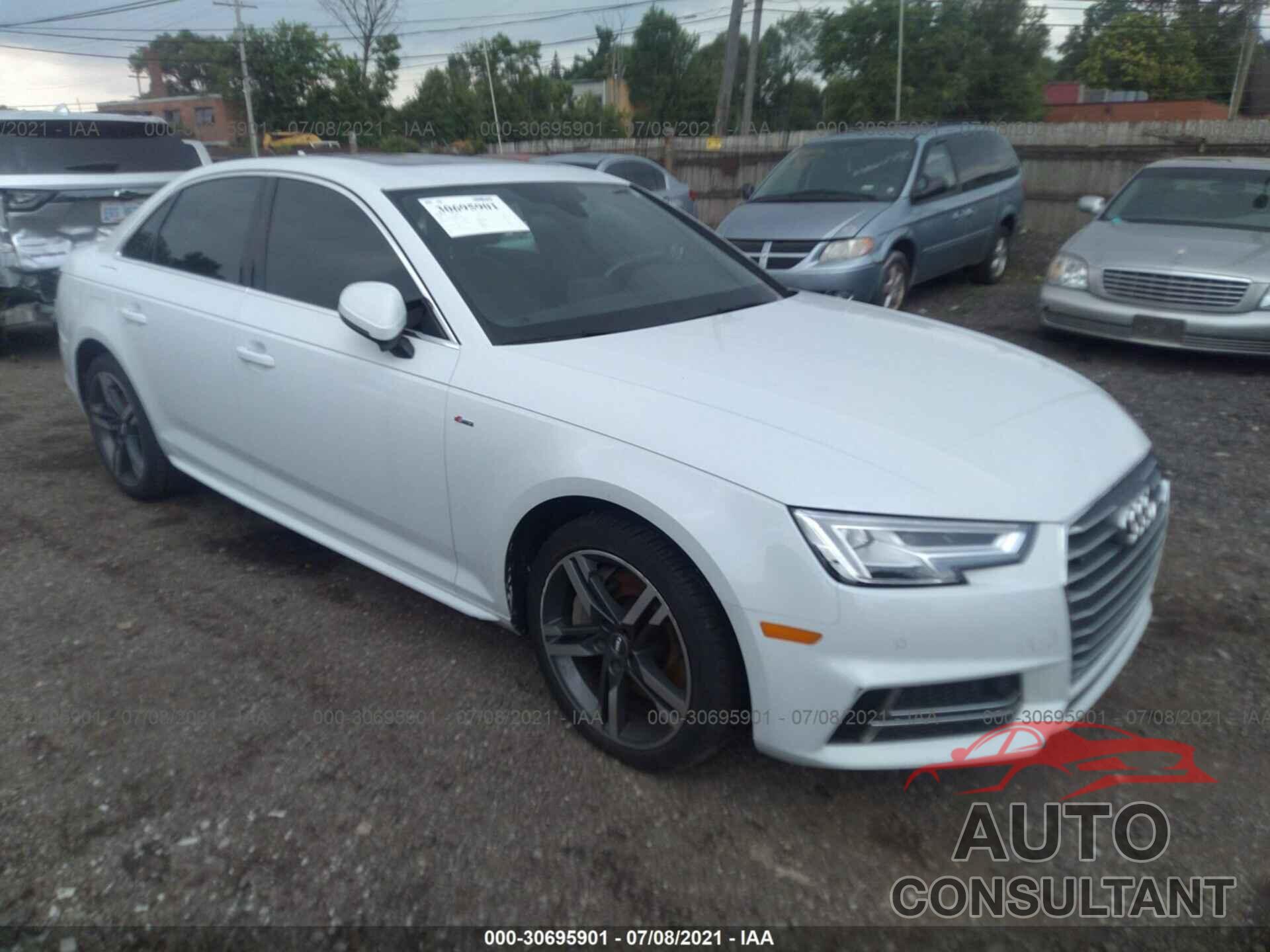 AUDI A4 2017 - WAUENAF44HN017113