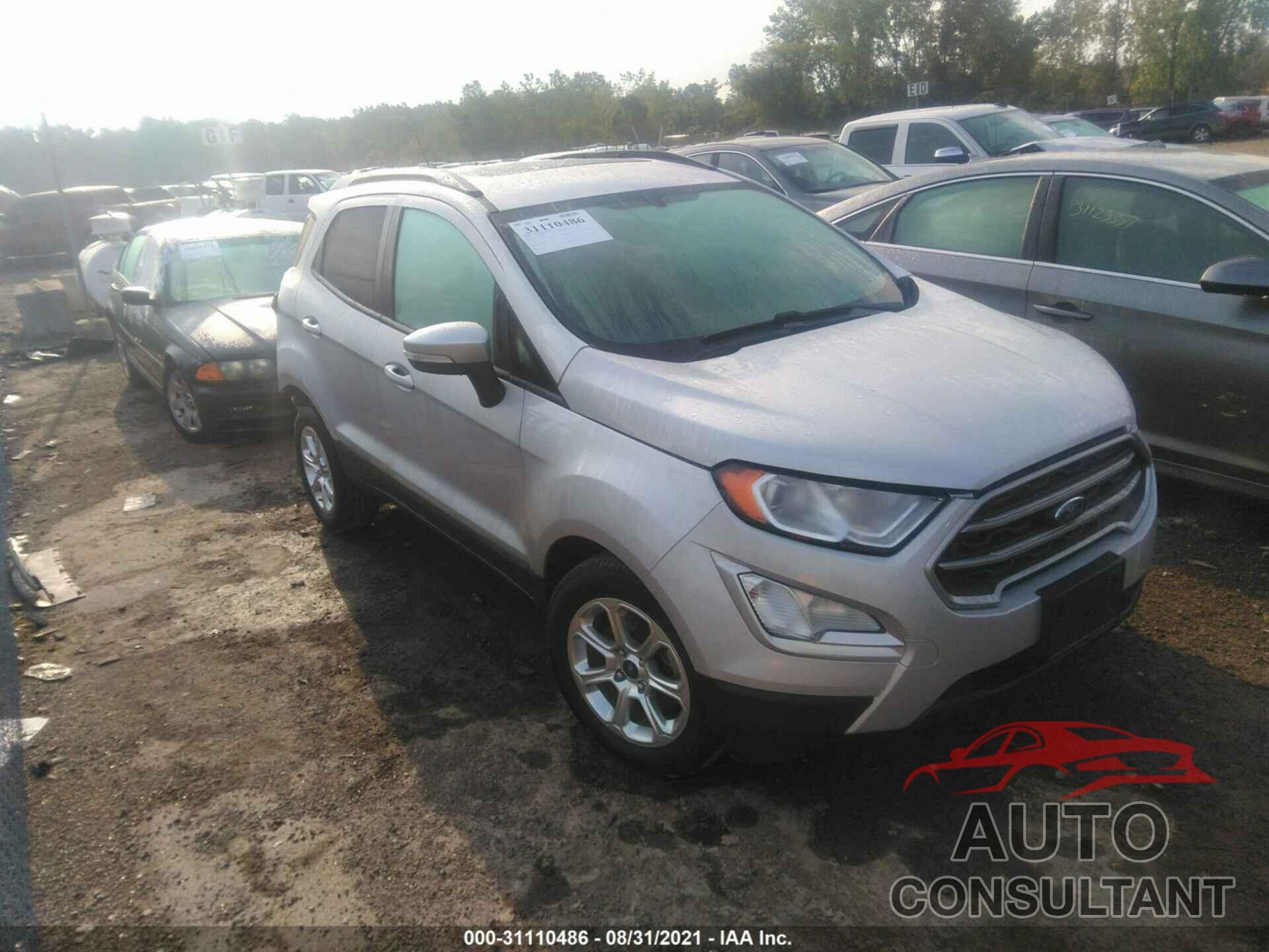 FORD ECOSPORT 2018 - MAJ3P1TE8JC215878