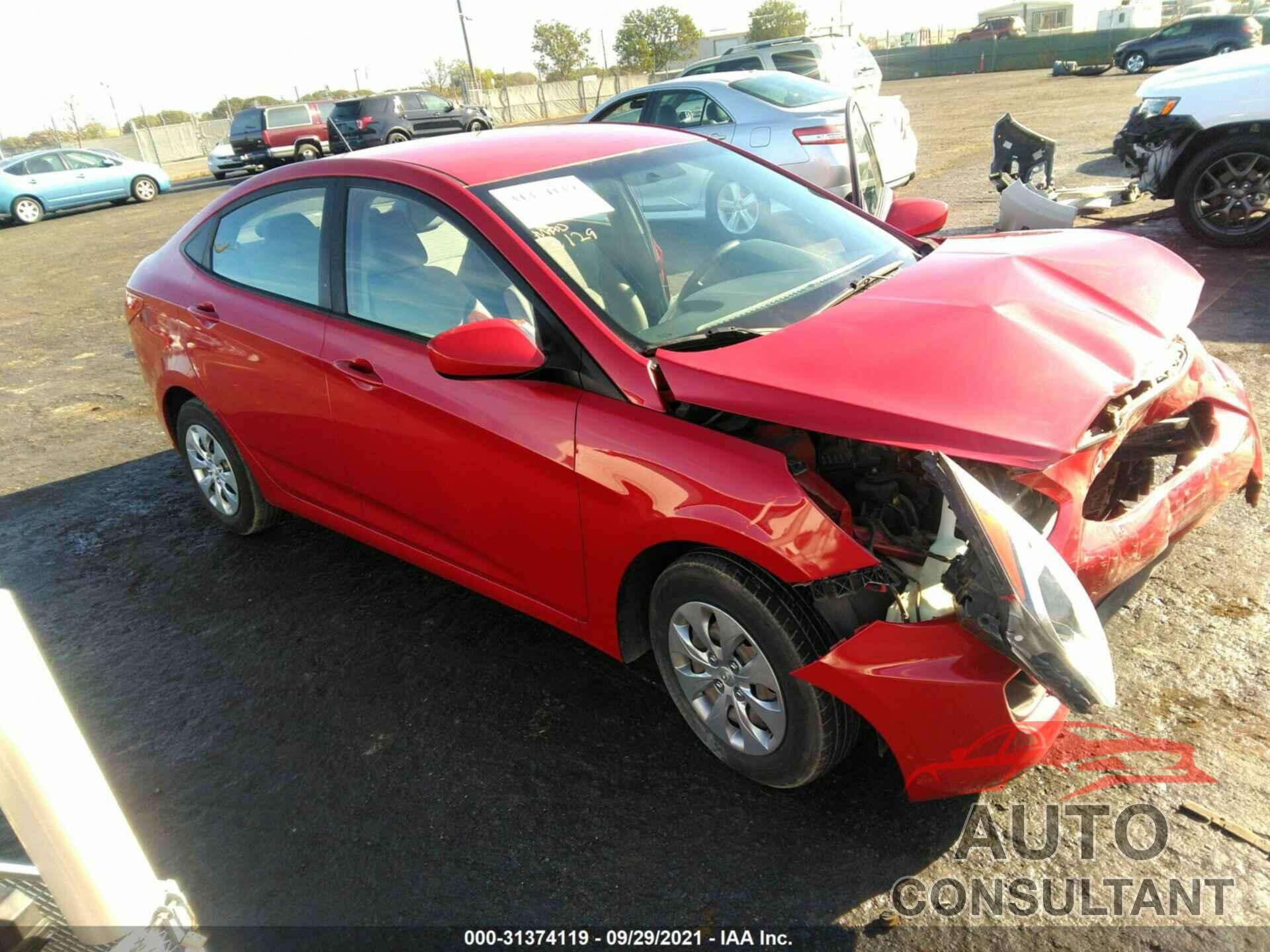 HYUNDAI ACCENT 2017 - KMHCT4AE8HU176722