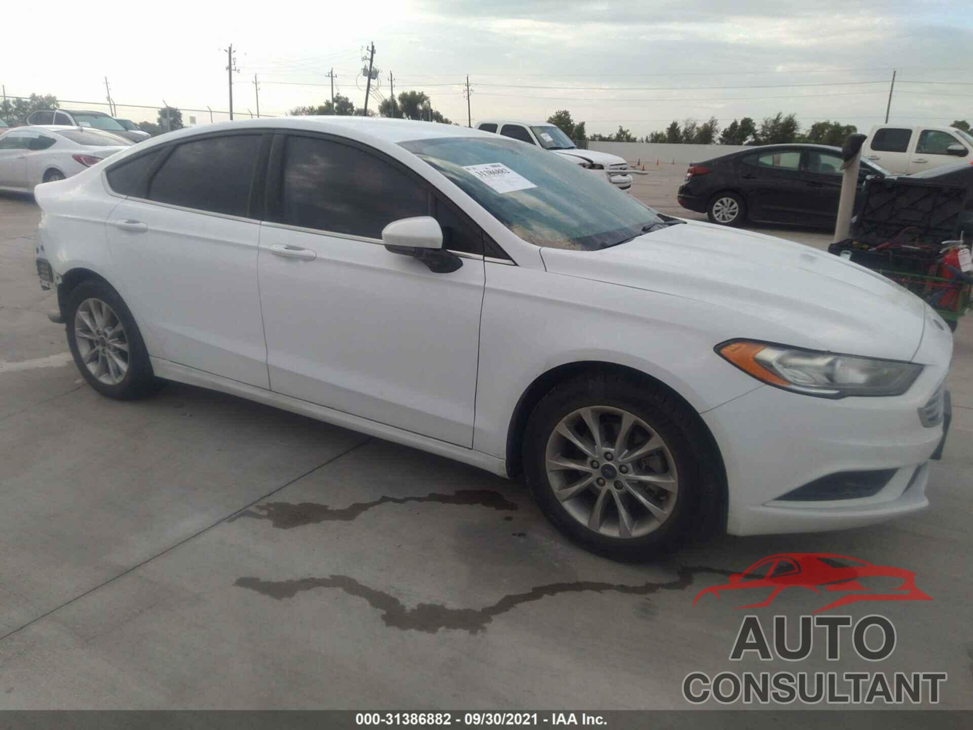 FORD FUSION 2017 - 3FA6P0H7XHR287257