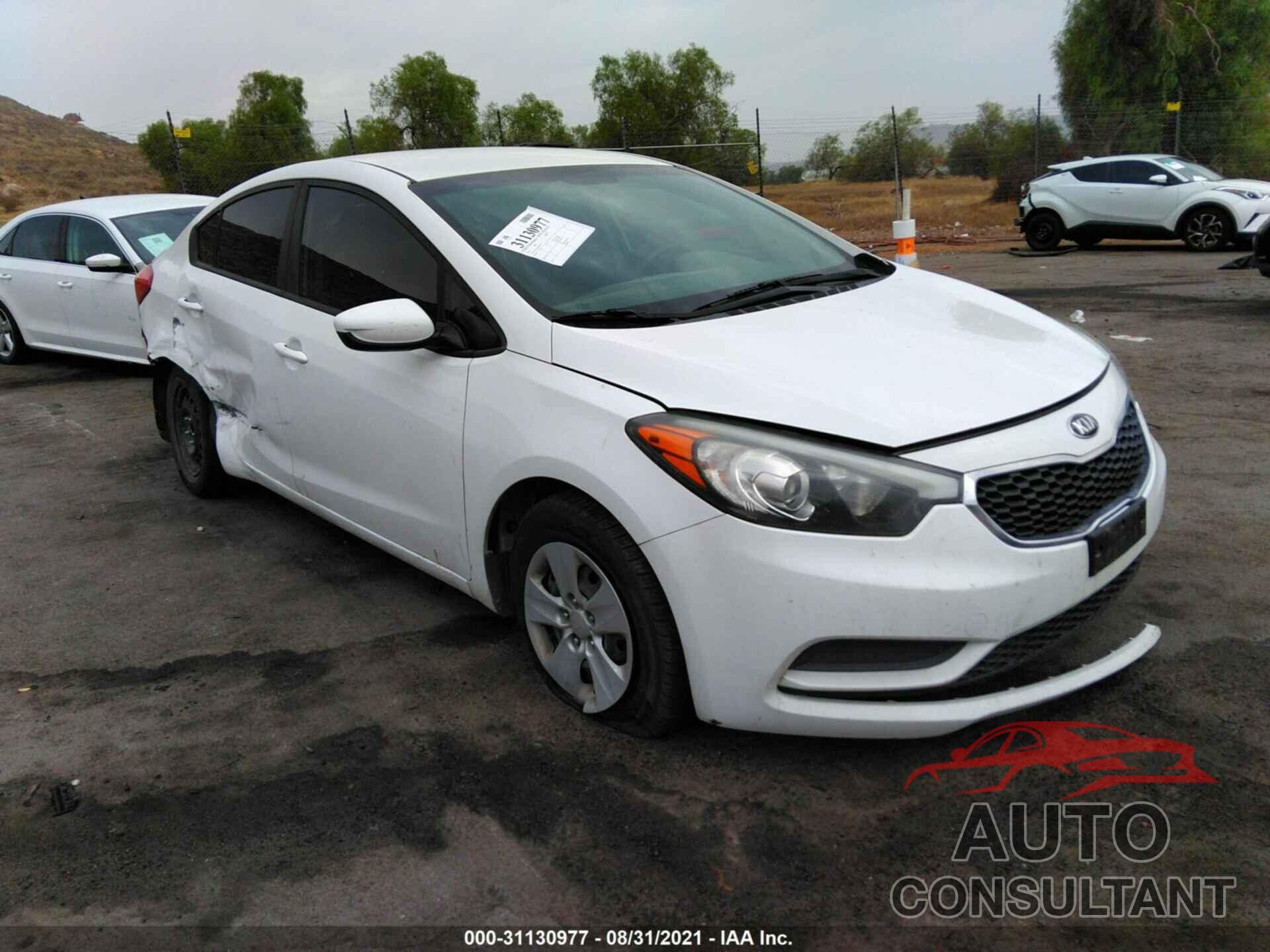 KIA FORTE 2016 - KNAFK4A66G5591332