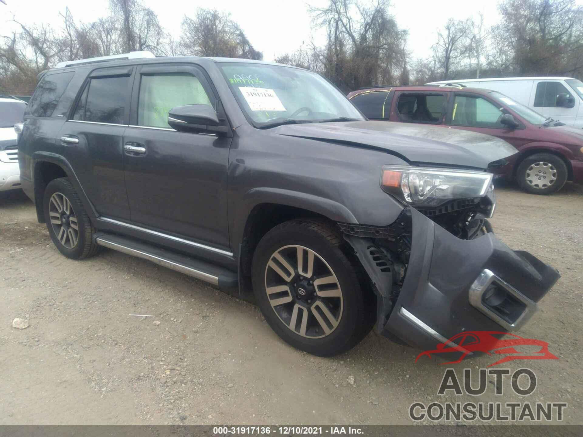 TOYOTA 4RUNNER 2016 - JTEBU5JR5G5369288