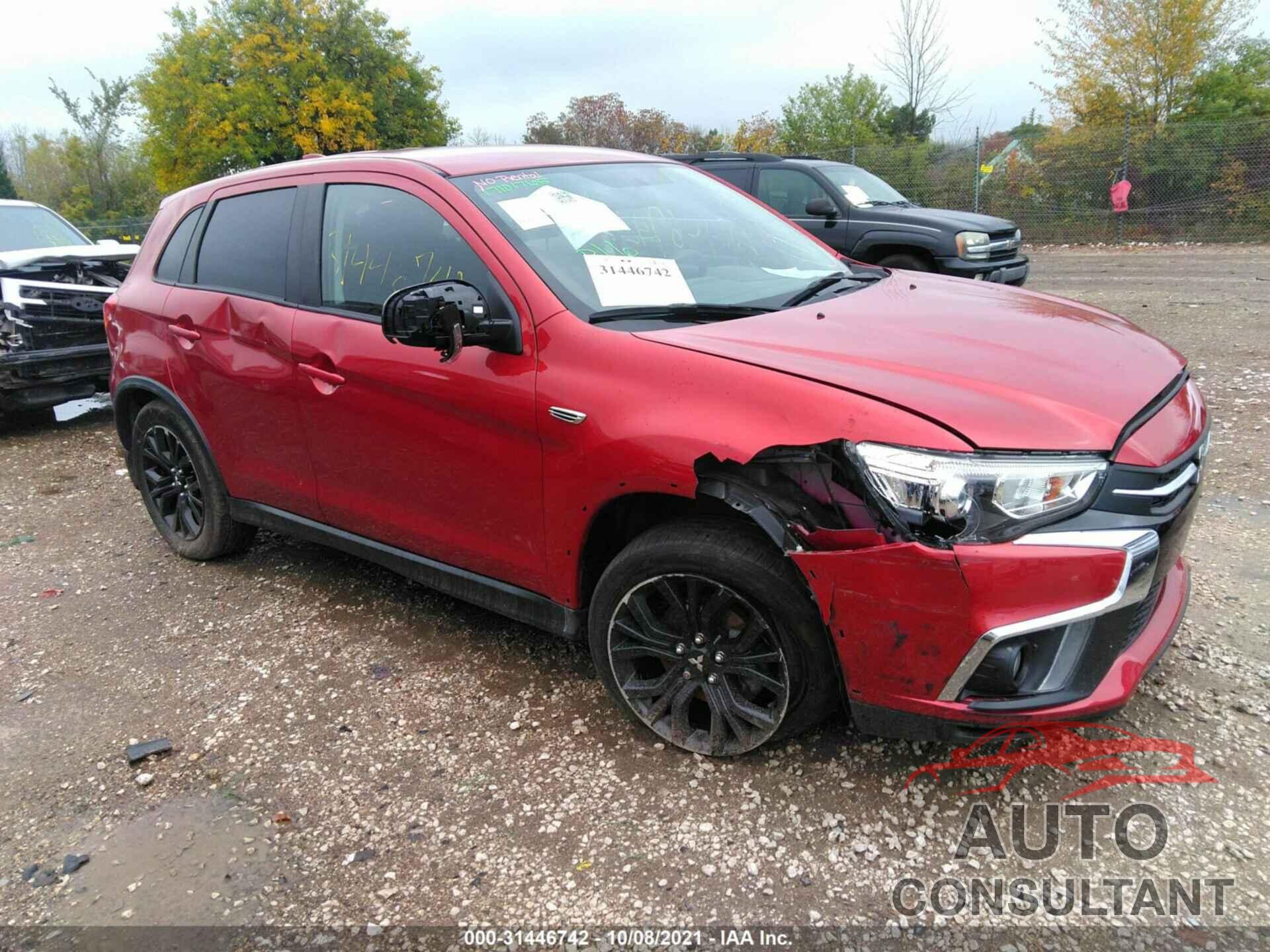 MITSUBISHI OUTLANDER SPORT 2019 - JA4AP3AU6KU027292