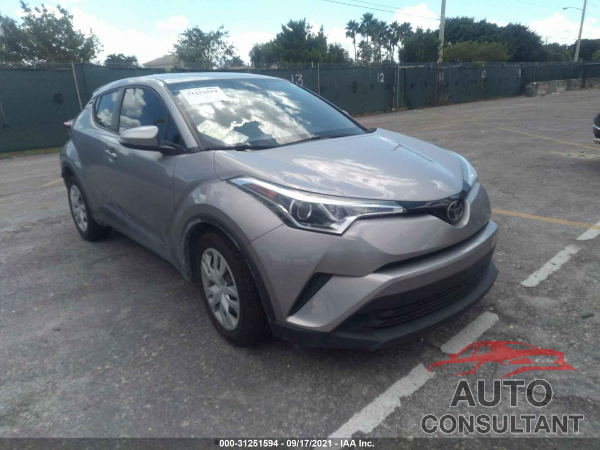 TOYOTA C-HR 2019 - NMTKHMBX4KR083594