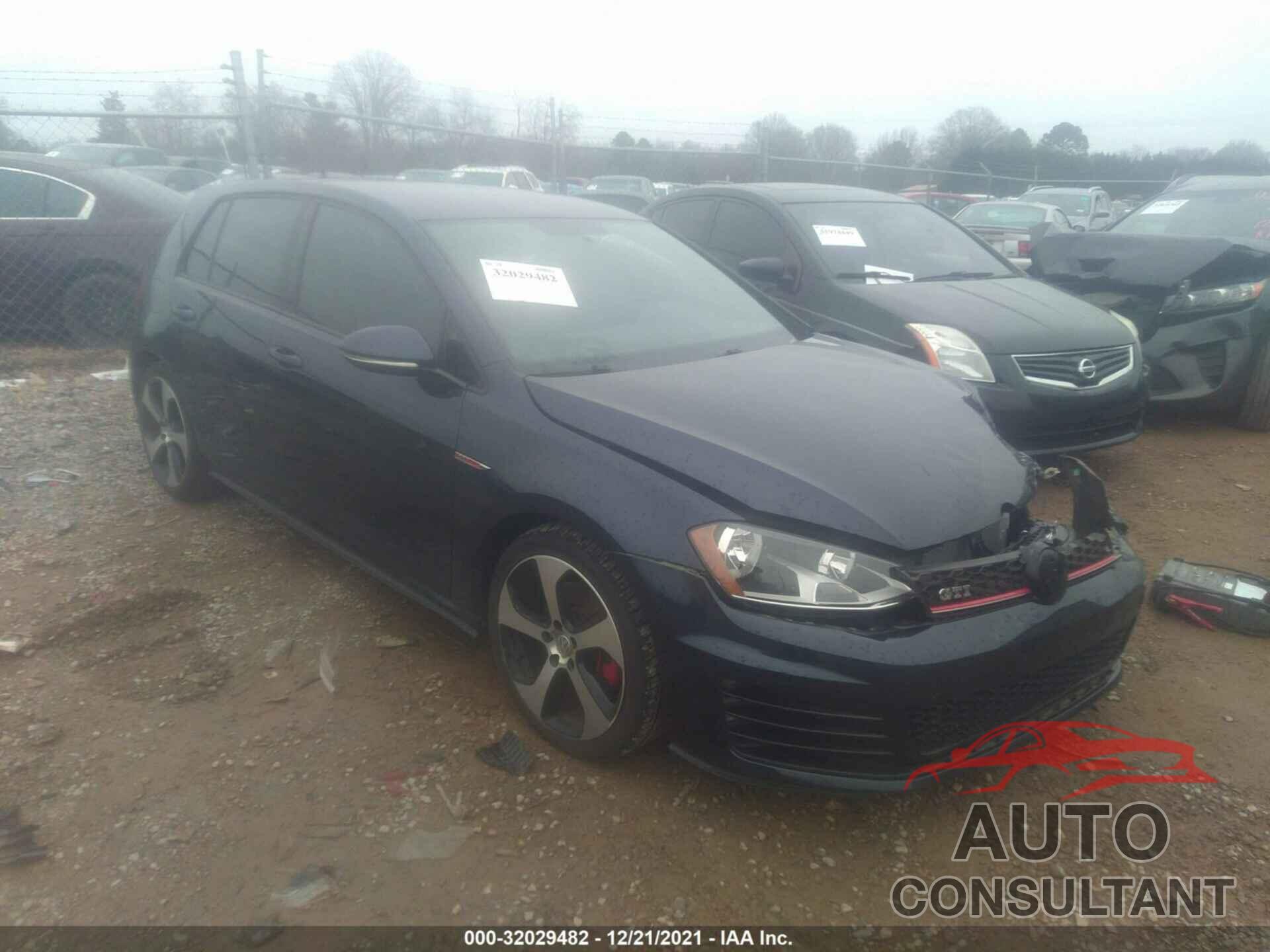 VOLKSWAGEN GOLF GTI 2017 - 3VW4T7AU9HM075708