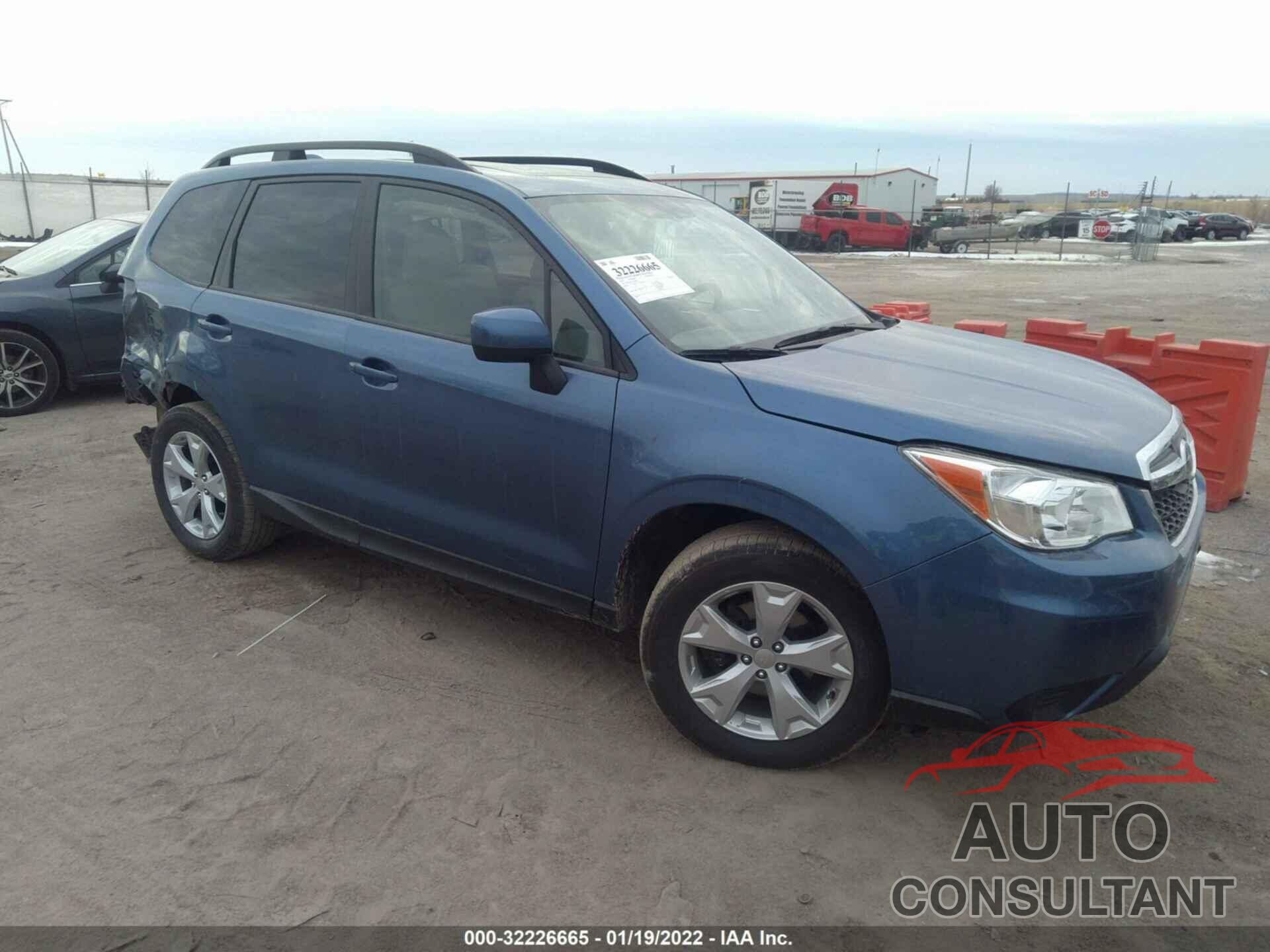 SUBARU FORESTER 2016 - JF2SJADC9GH459136