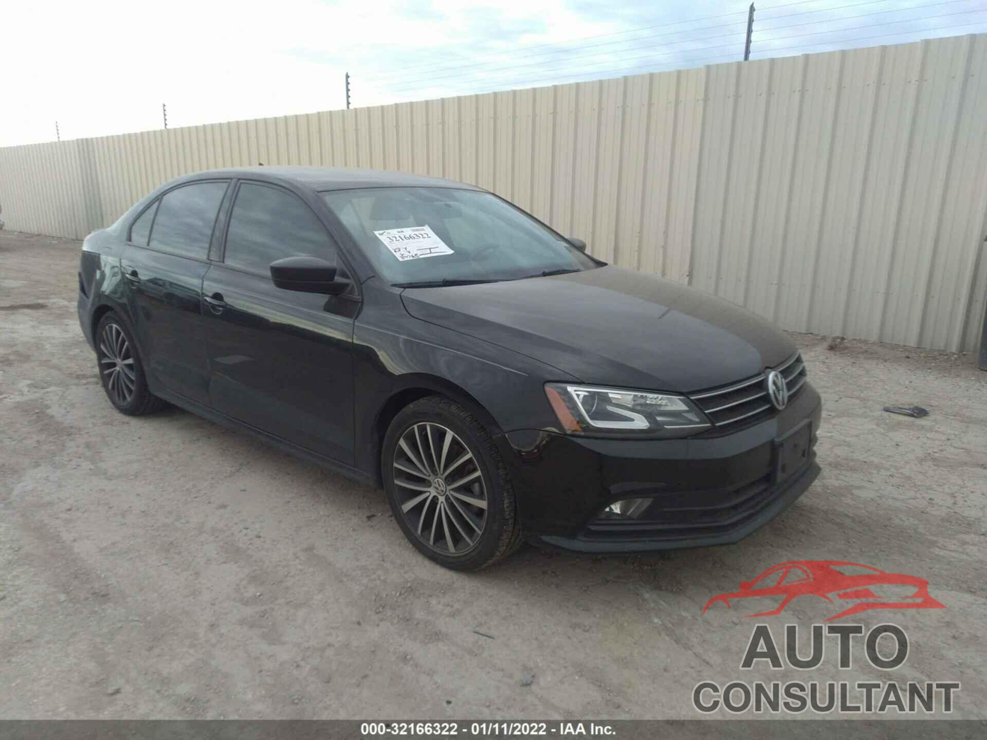 VOLKSWAGEN JETTA SEDAN 2016 - 3VWD17AJ9GM401713