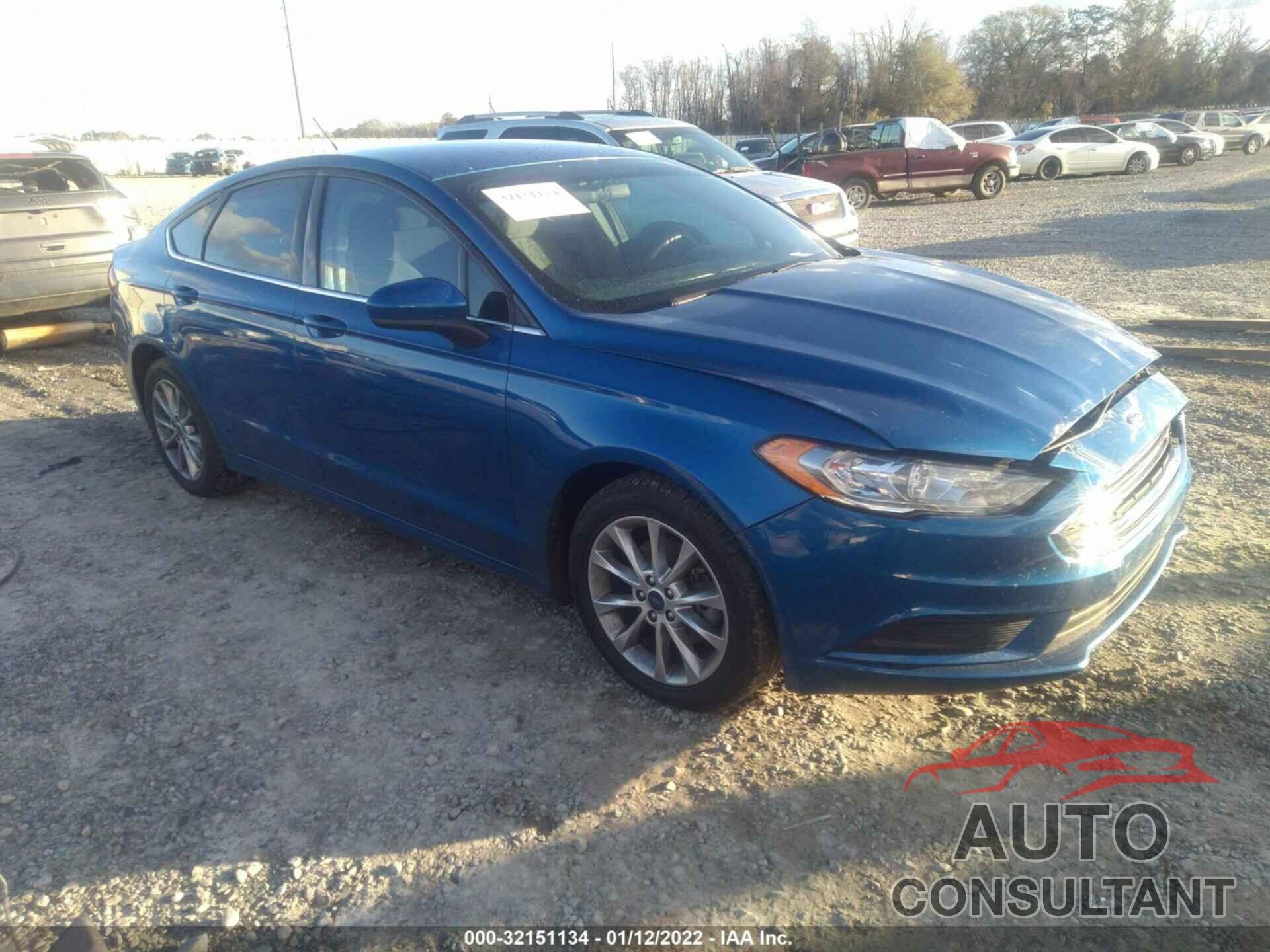 FORD FUSION 2017 - 3FA6P0H7XHR237409