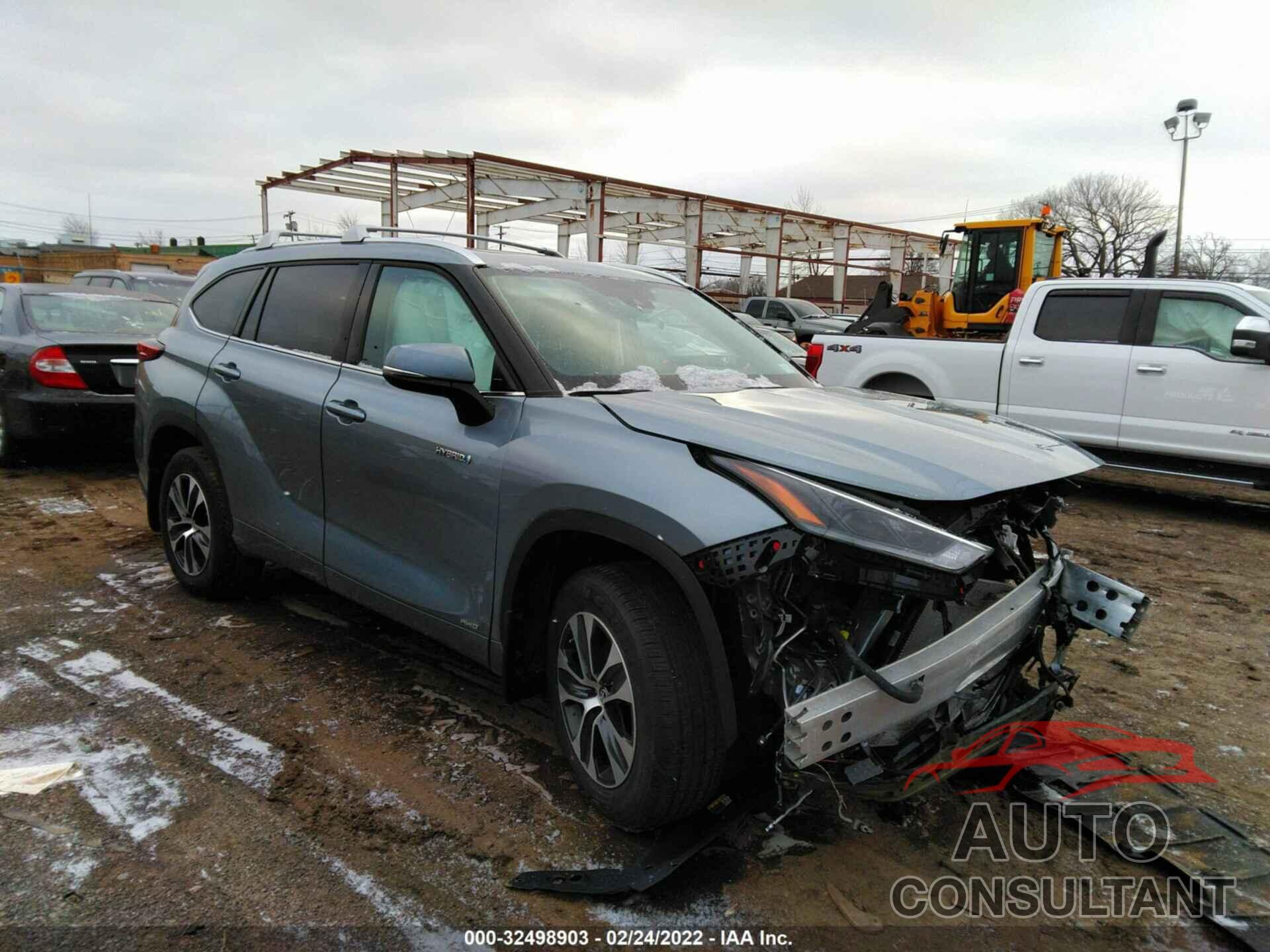 TOYOTA HIGHLANDER 2021 - 5TDGBRCH2MS028366
