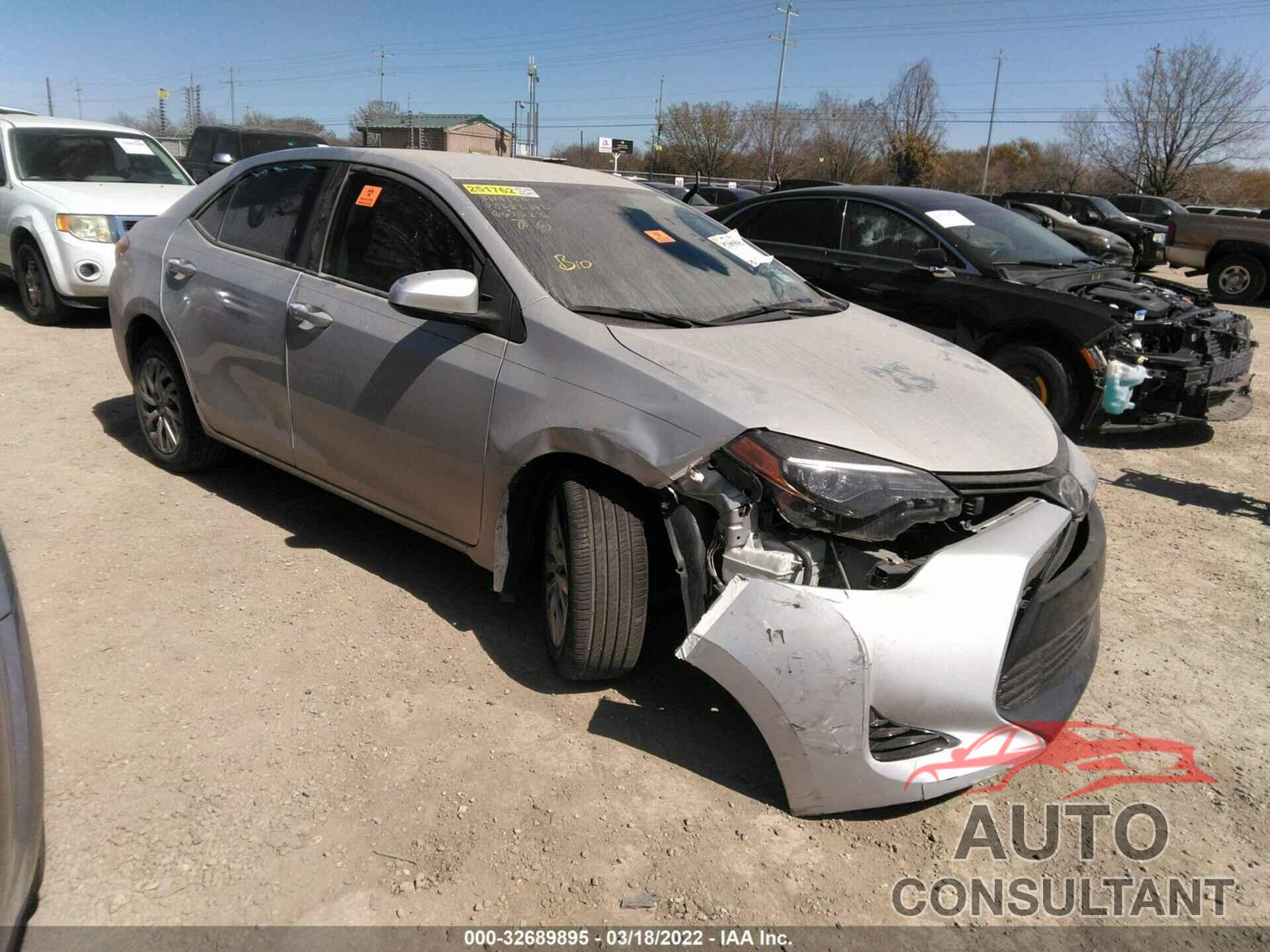 TOYOTA COROLLA 2017 - 5YFBURHE5HP667522