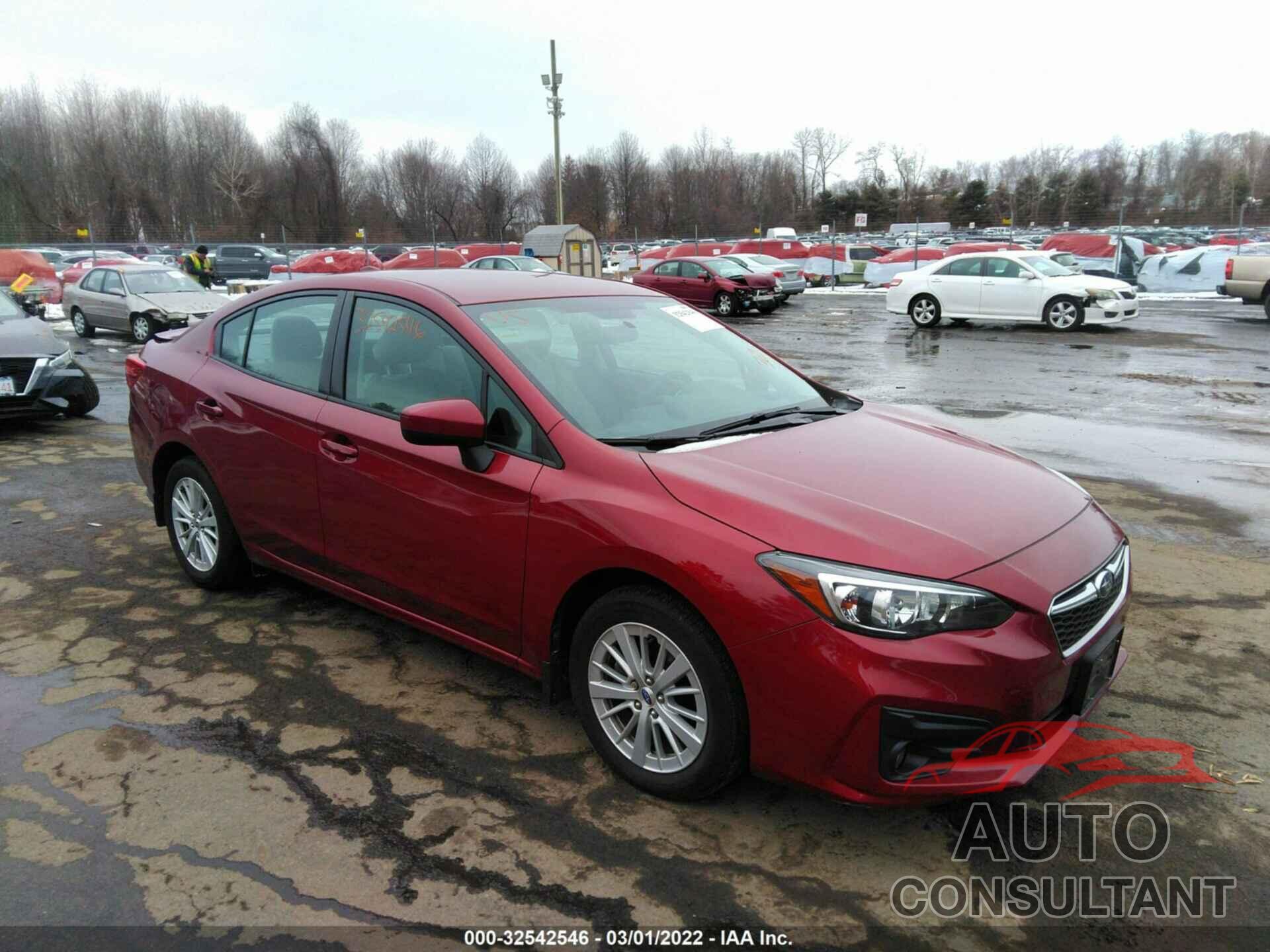 SUBARU IMPREZA 2017 - 4S3GKAD61H3627832