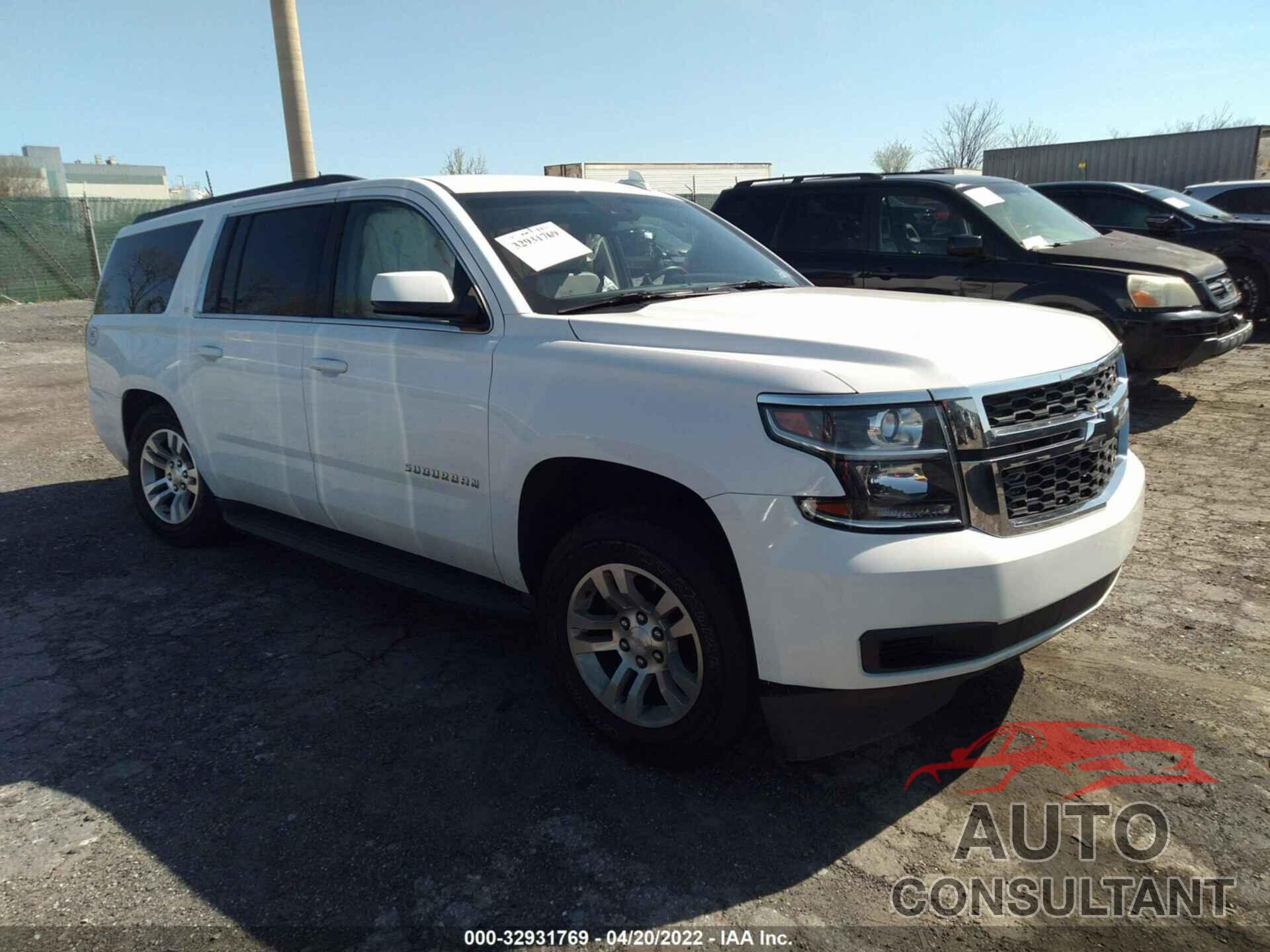 CHEVROLET SUBURBAN 2017 - 1GNSKHKCXHR162337