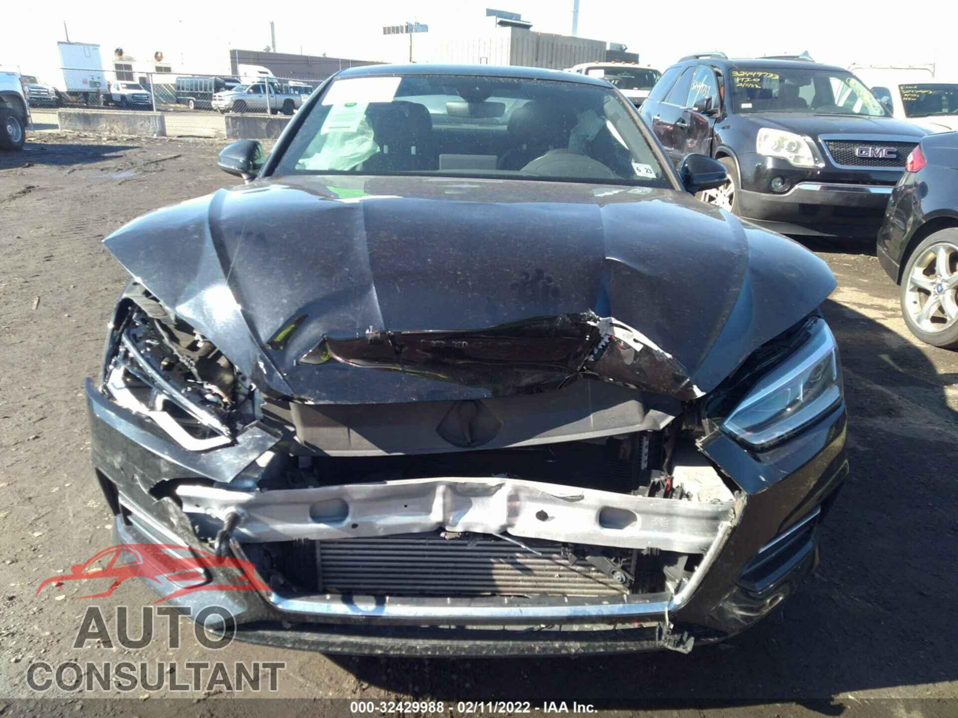 AUDI A5 COUPE 2018 - WAUPNAF55JA084110