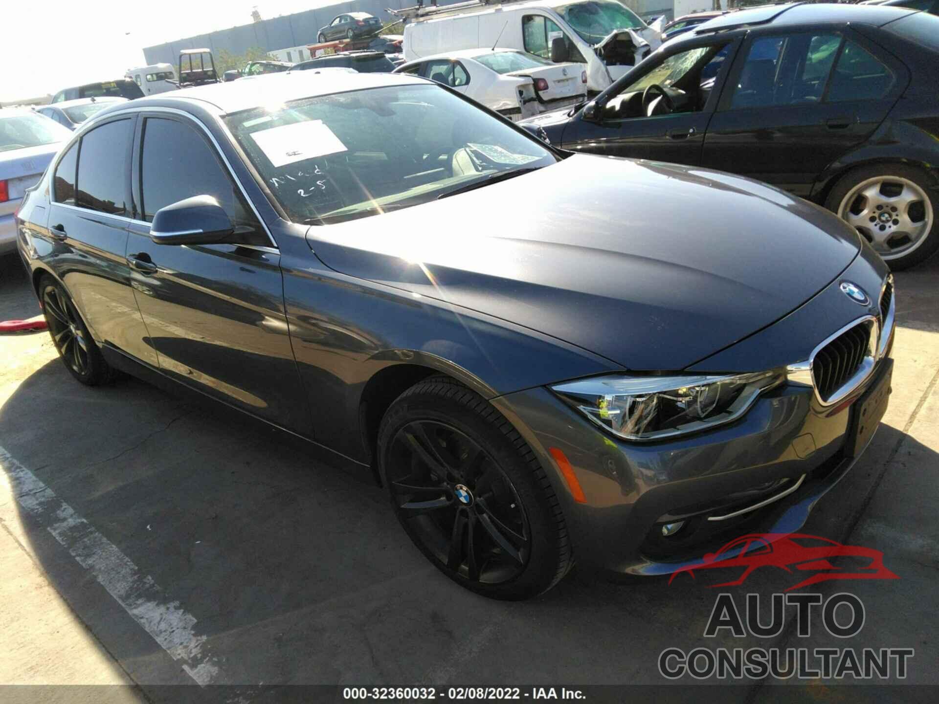 BMW 3 SERIES 2018 - WBA8B9G53JNU57373