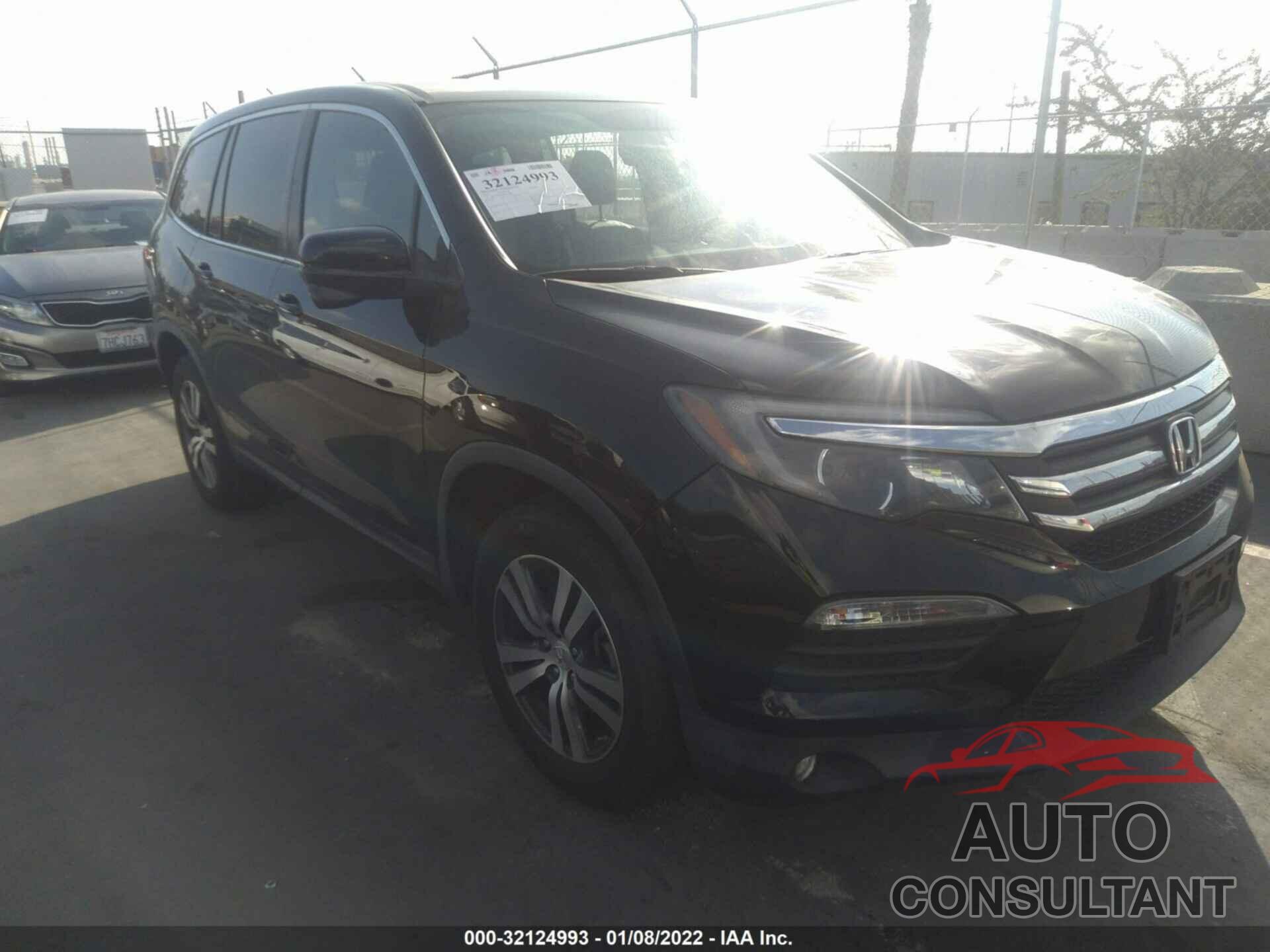 HONDA PILOT 2017 - 5FNYF5H56HB012228
