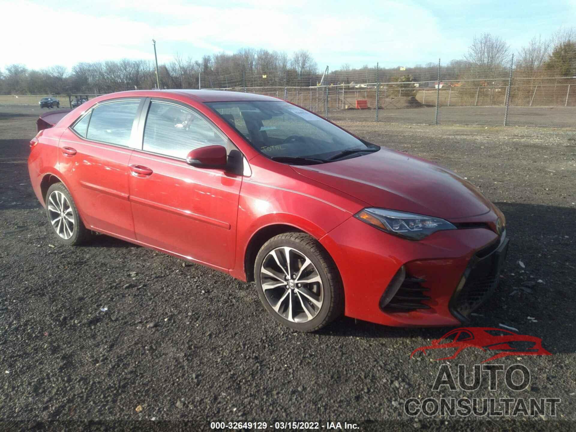 TOYOTA COROLLA 2017 - 2T1BURHE5HC806743