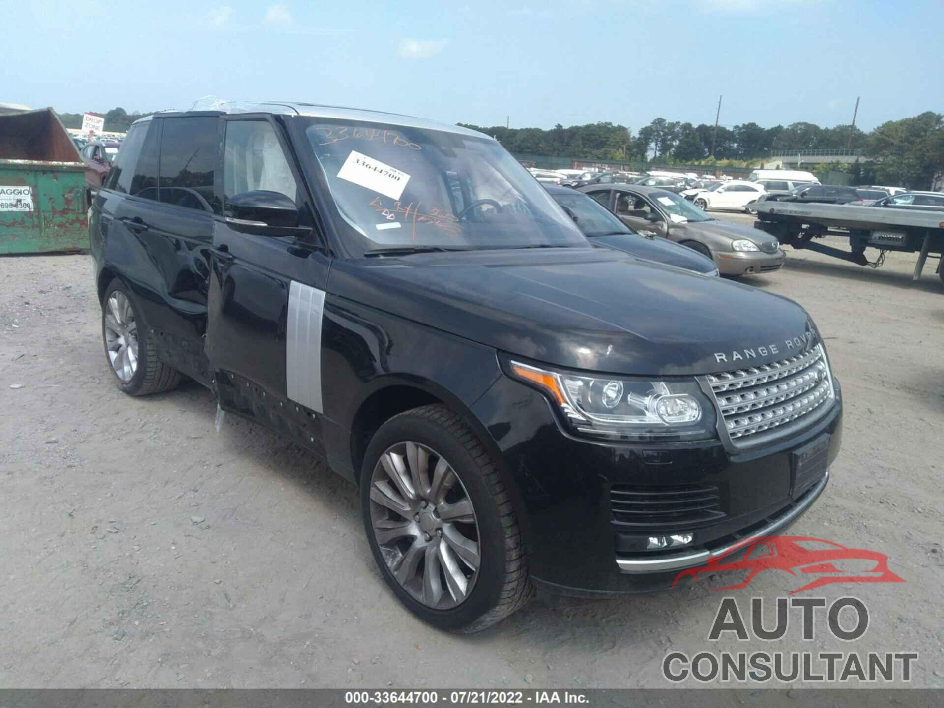 LAND ROVER RANGE ROVER 2016 - SALGS2EF4GA280116