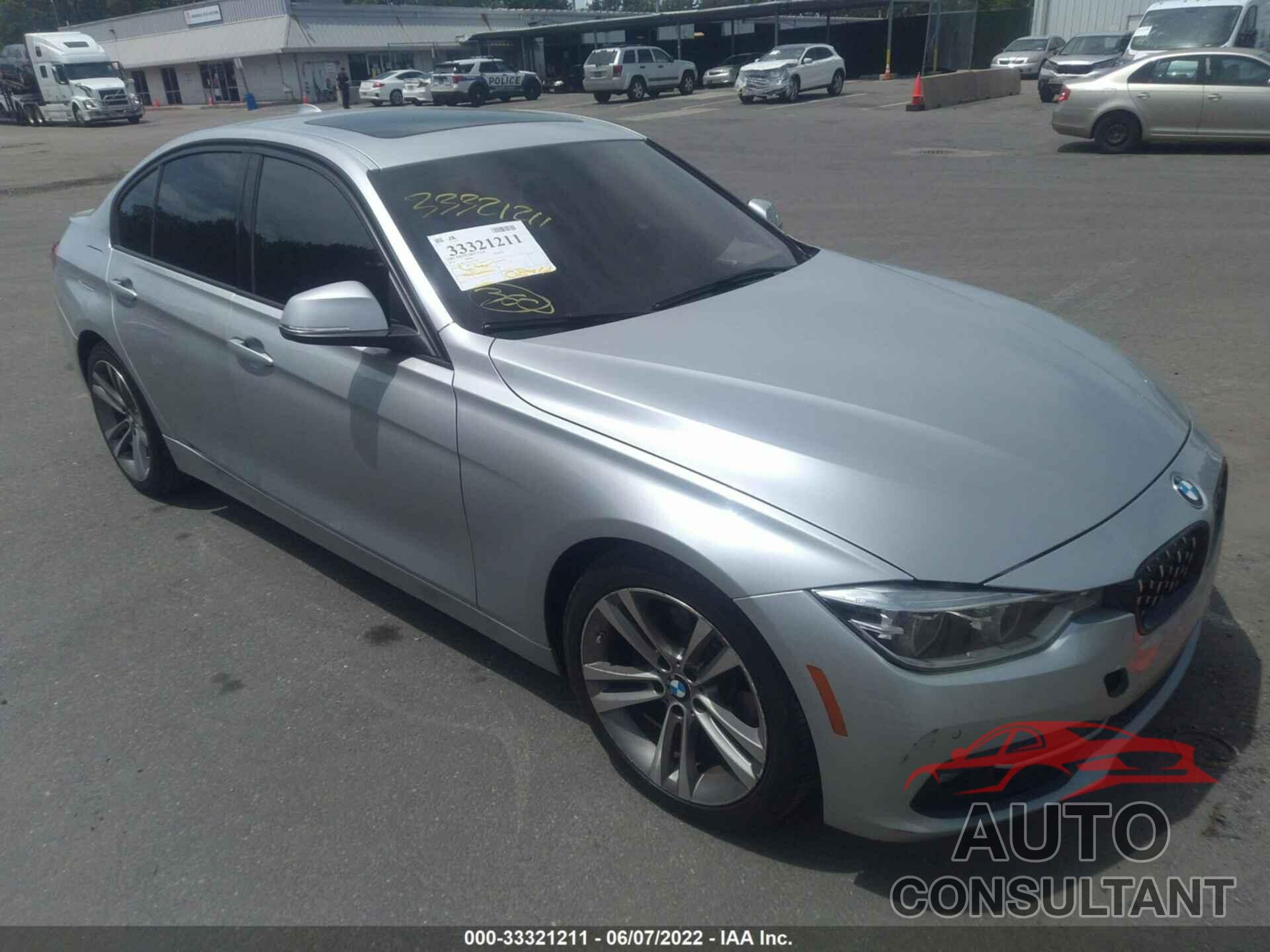 BMW 3 SERIES 2016 - WBA8E3G54GNT79666