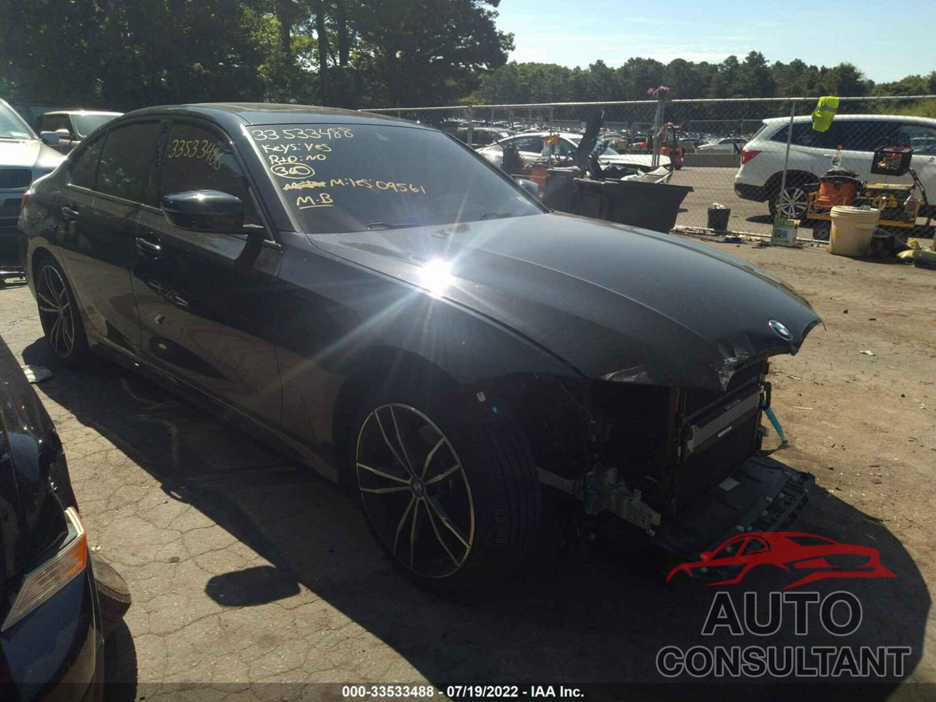 BMW 3 SERIES 2021 - 3MW5R7J00M8C00372