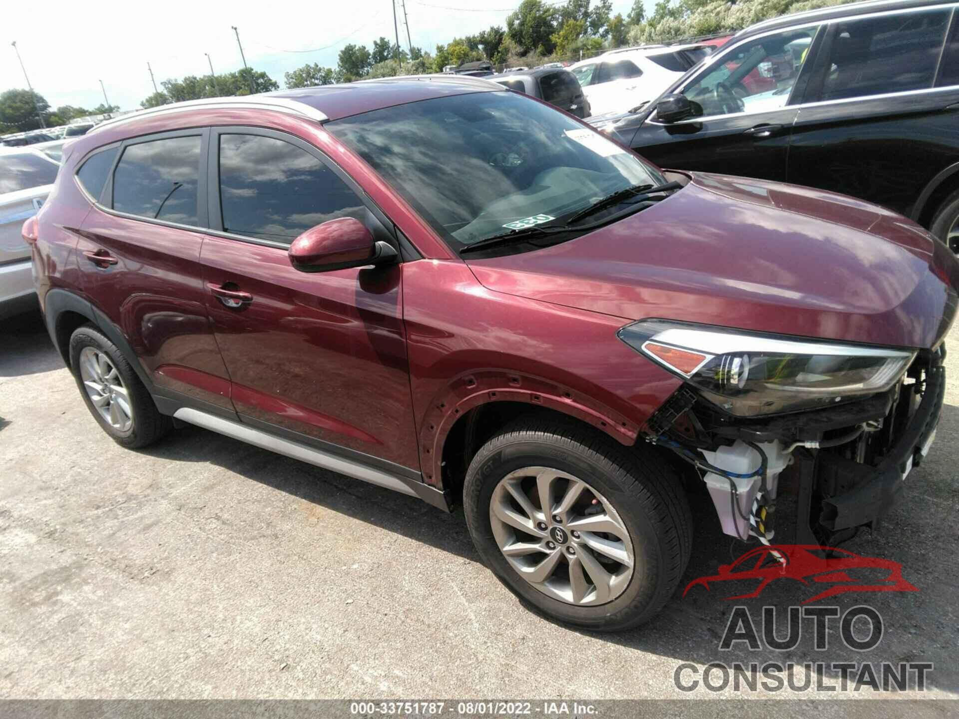 HYUNDAI TUCSON 2017 - KM8J3CA42HU510798